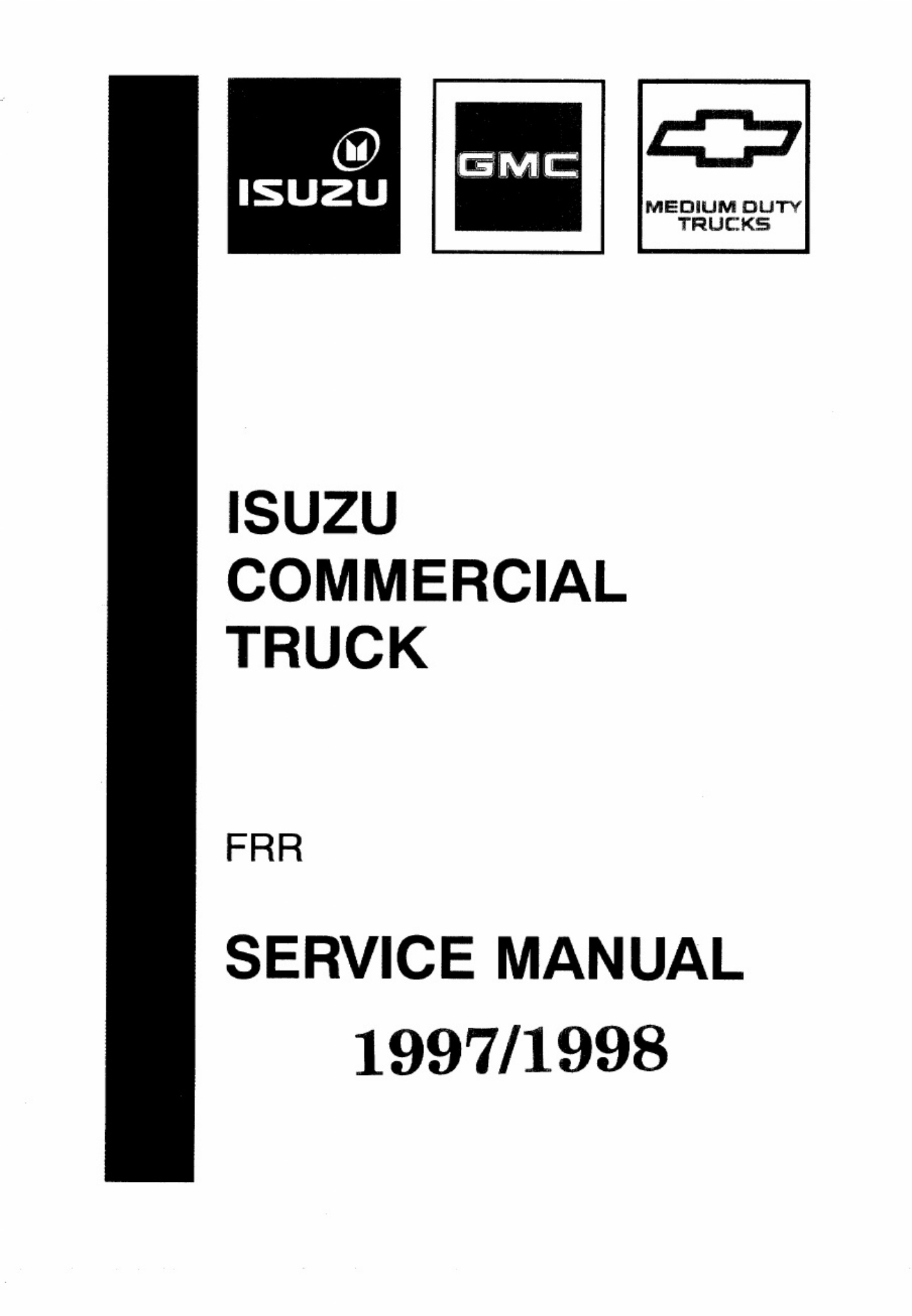 Sample 4 of Isuzu Commercia Truck FSR FTR FVR 1998 Workshop Service Manual [PDF]