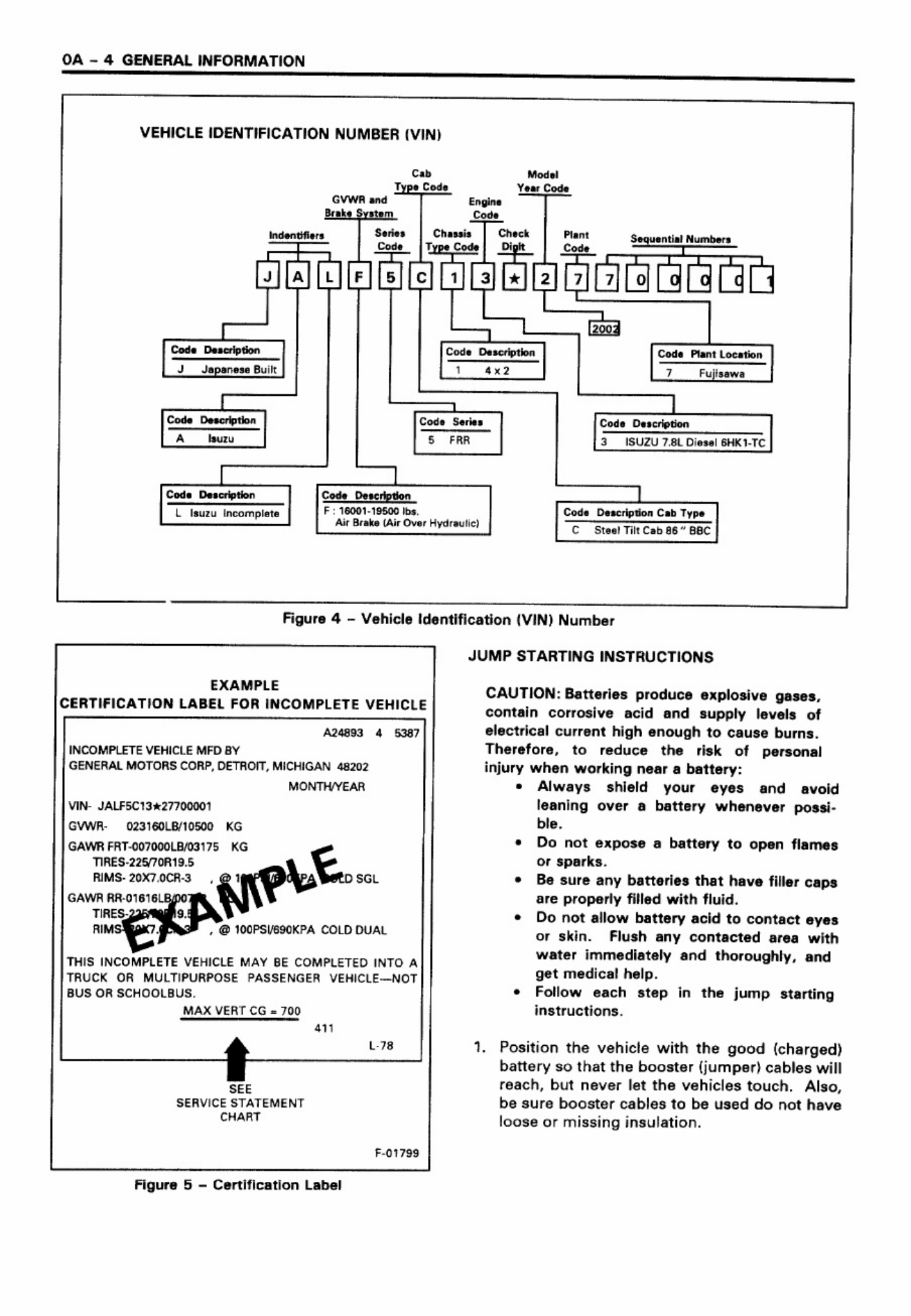 Sample 7 of Isuzu Commerical Truck FRR Wt5500 2002 Workshop Service Manual [PDF]
