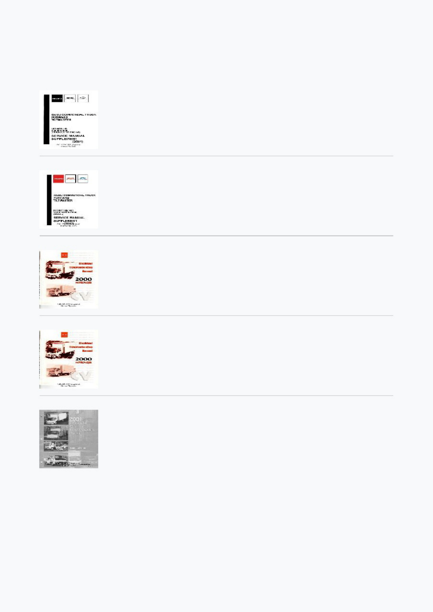Sample 3 of Isuzu Commerical Truck Npr 1997 Workshop Service Manual [PDF]