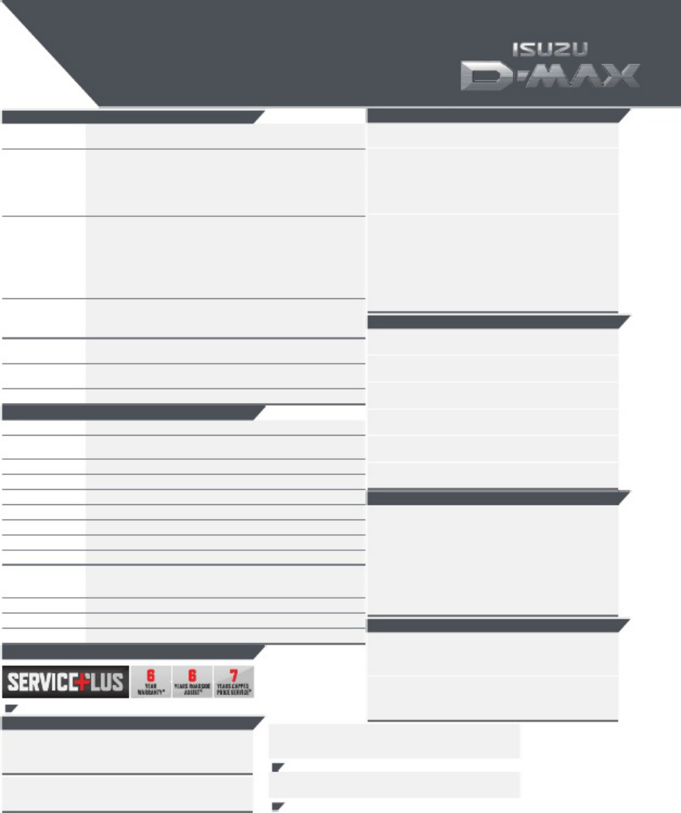 Sample 8 of Isuzu D Max Brochure Technical Manual [PDF]