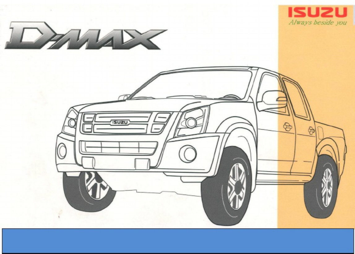 Sample 2 of Isuzu D-Max Technical Manual [PDF]