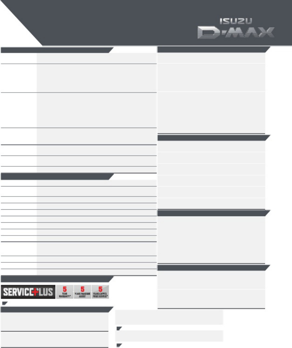 Sample 8 of Isuzu D-MAX Vehicle Brochure Technical Manual [PDF]
