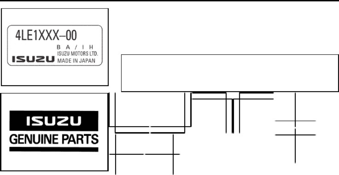 Sample 3 of Isuzu Diesel Engine Operation Operation & Maintenance Manual (OMM) [PDF]