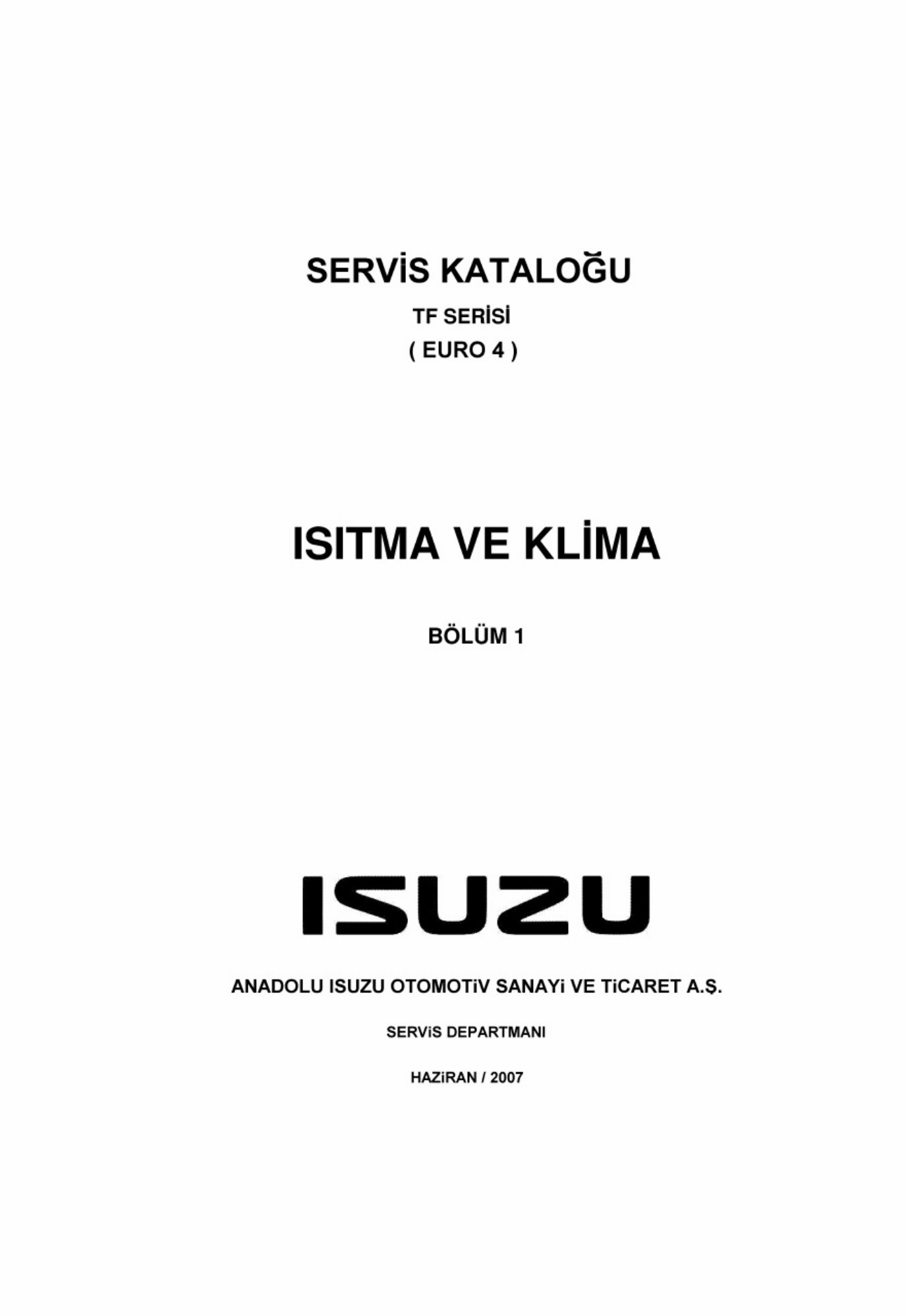 Isuzu Dmax Technical Manual [PDF] cover