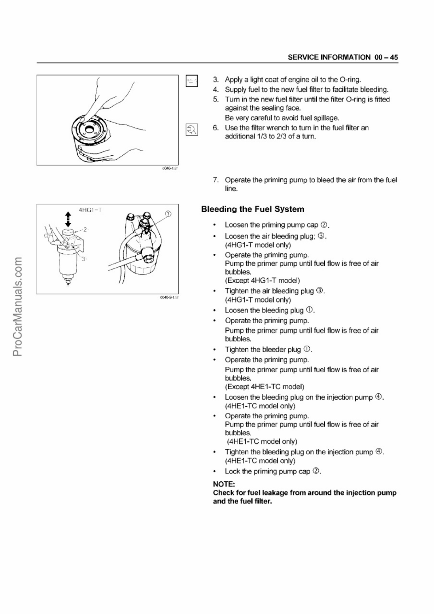 Sample 3 of Isuzu Engine 4H Series Workshop Service Manual [PDF]