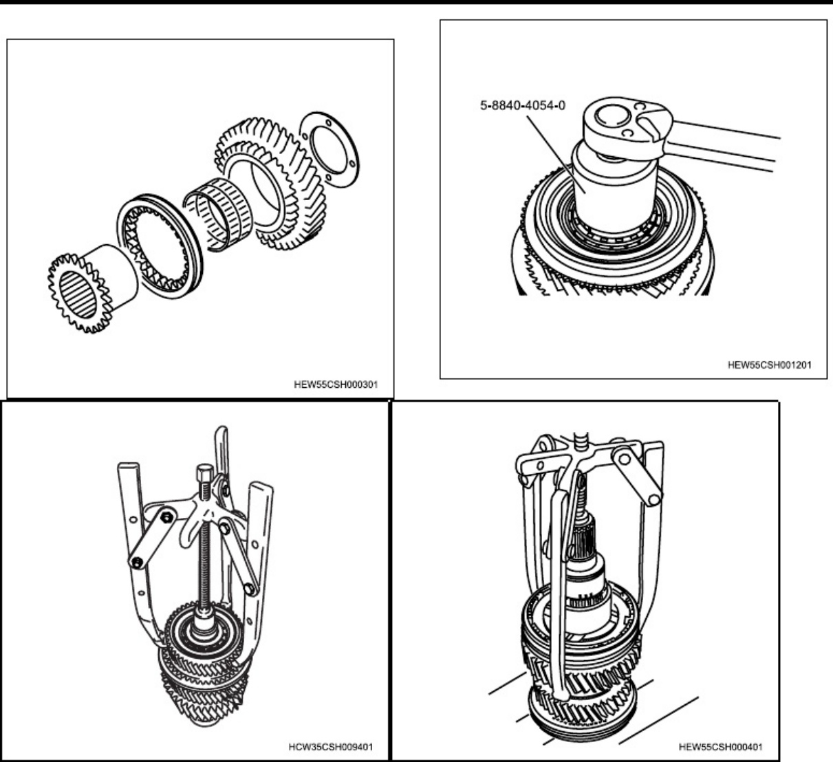 Sample 5 of Isuzu MJX16 Marine / Vehicle Transmission Technical Manual [PDF]