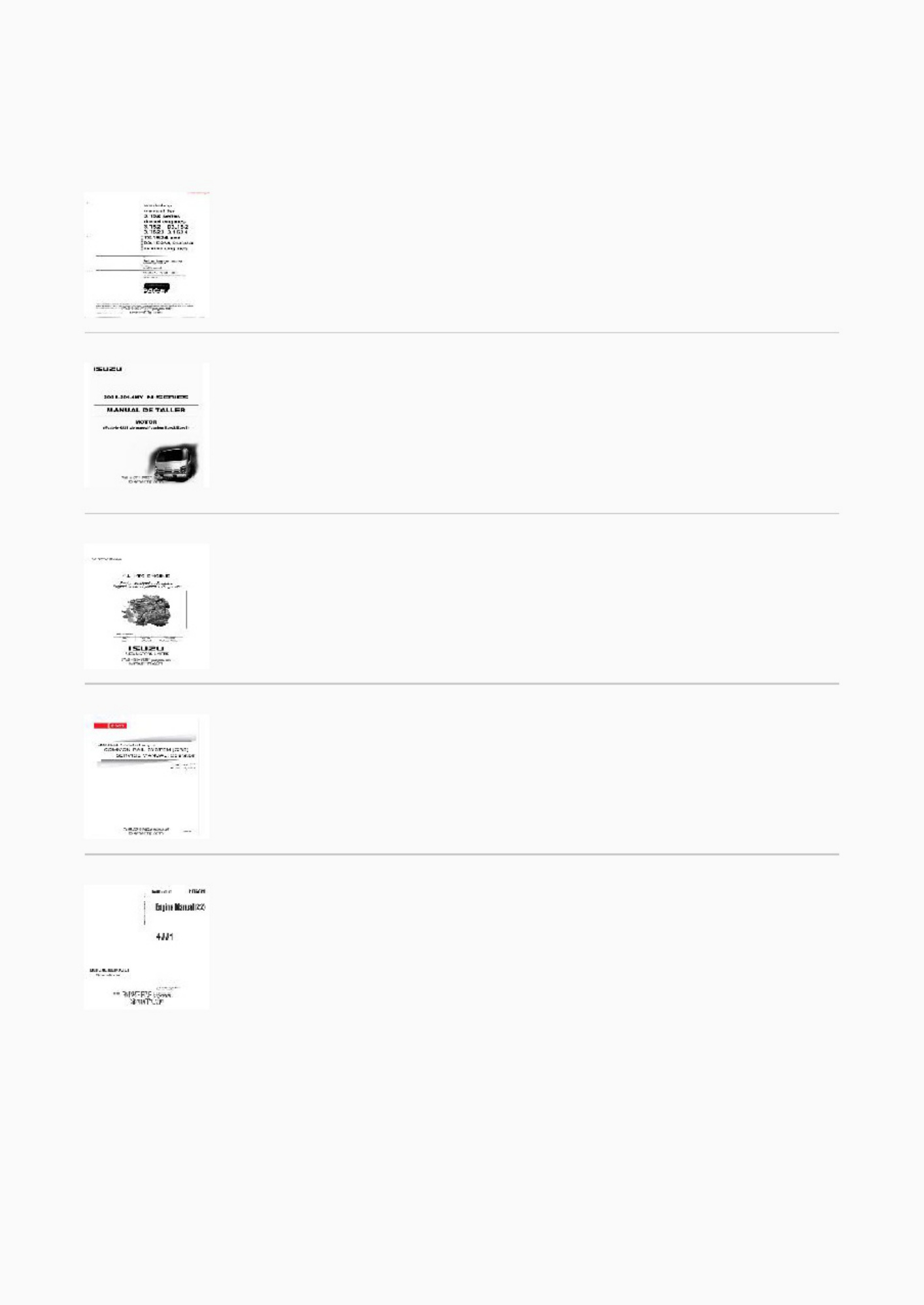 Sample 3 of Isuzu N Series Engine 4Jj1 2007 Workshop Service Manual [PDF]