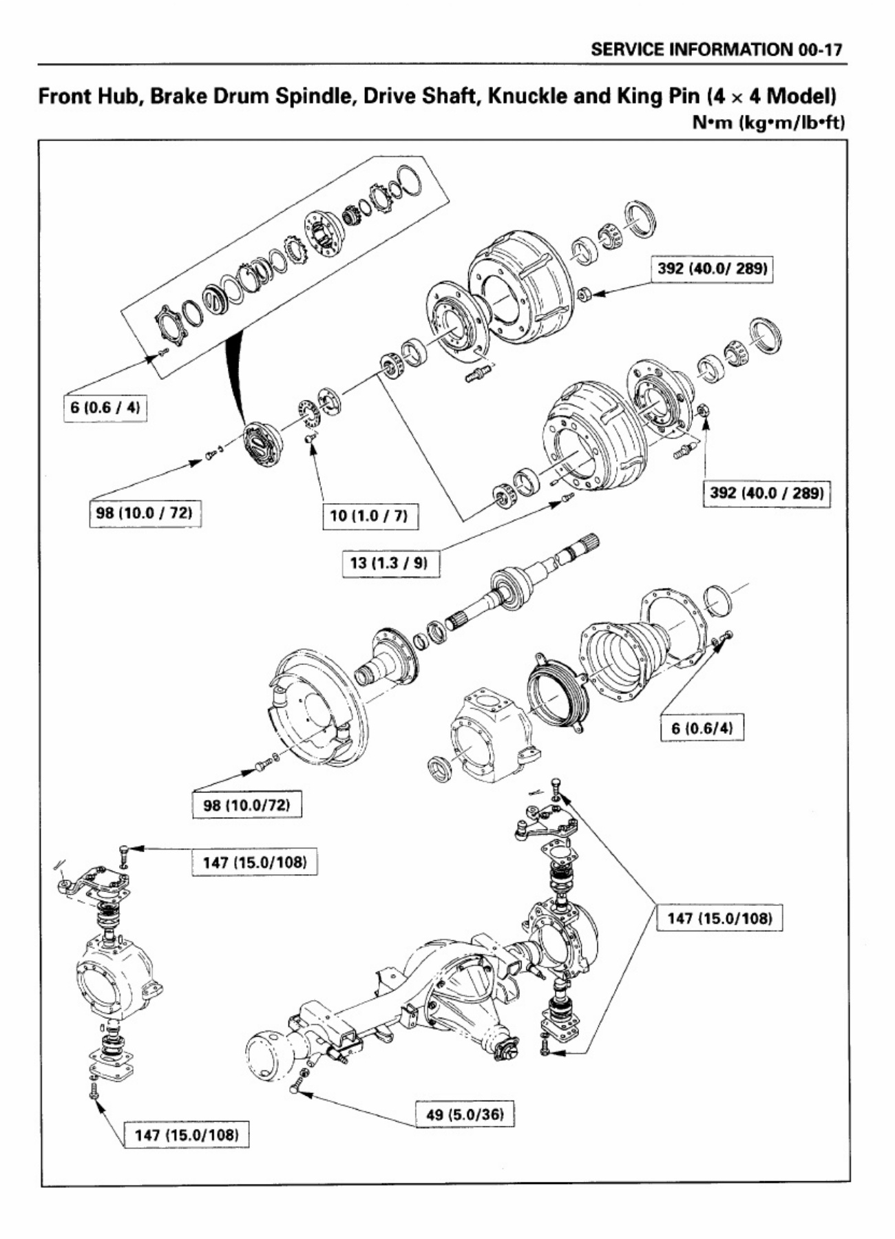 Sample 8 of Isuzu N Series Propeller Shaft and Axle Workshop Service Manual [PDF]