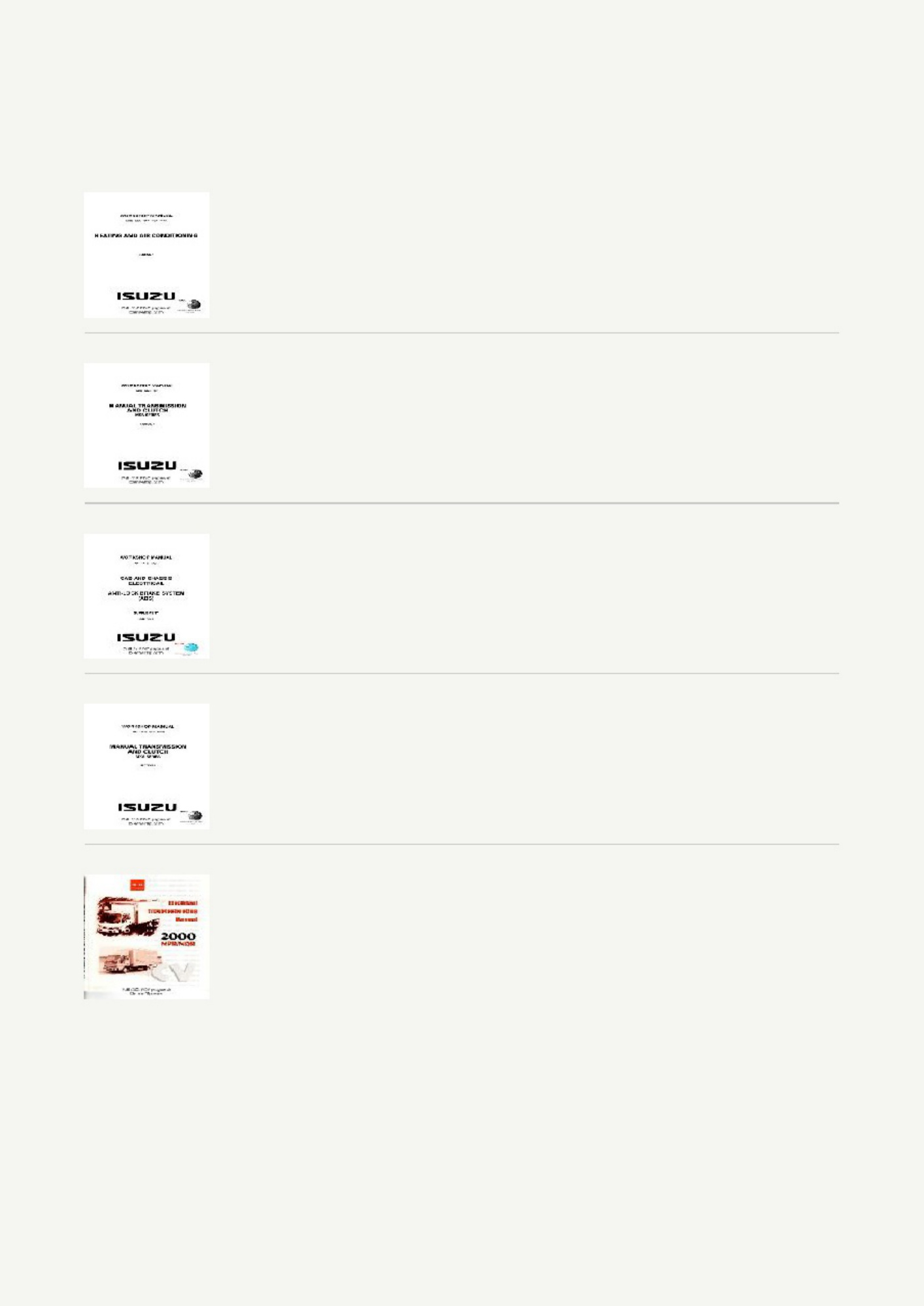 Sample 3 of Isuzu NHR NKR NPR NQR Nps Brakes Workshop Service Manual [PDF]