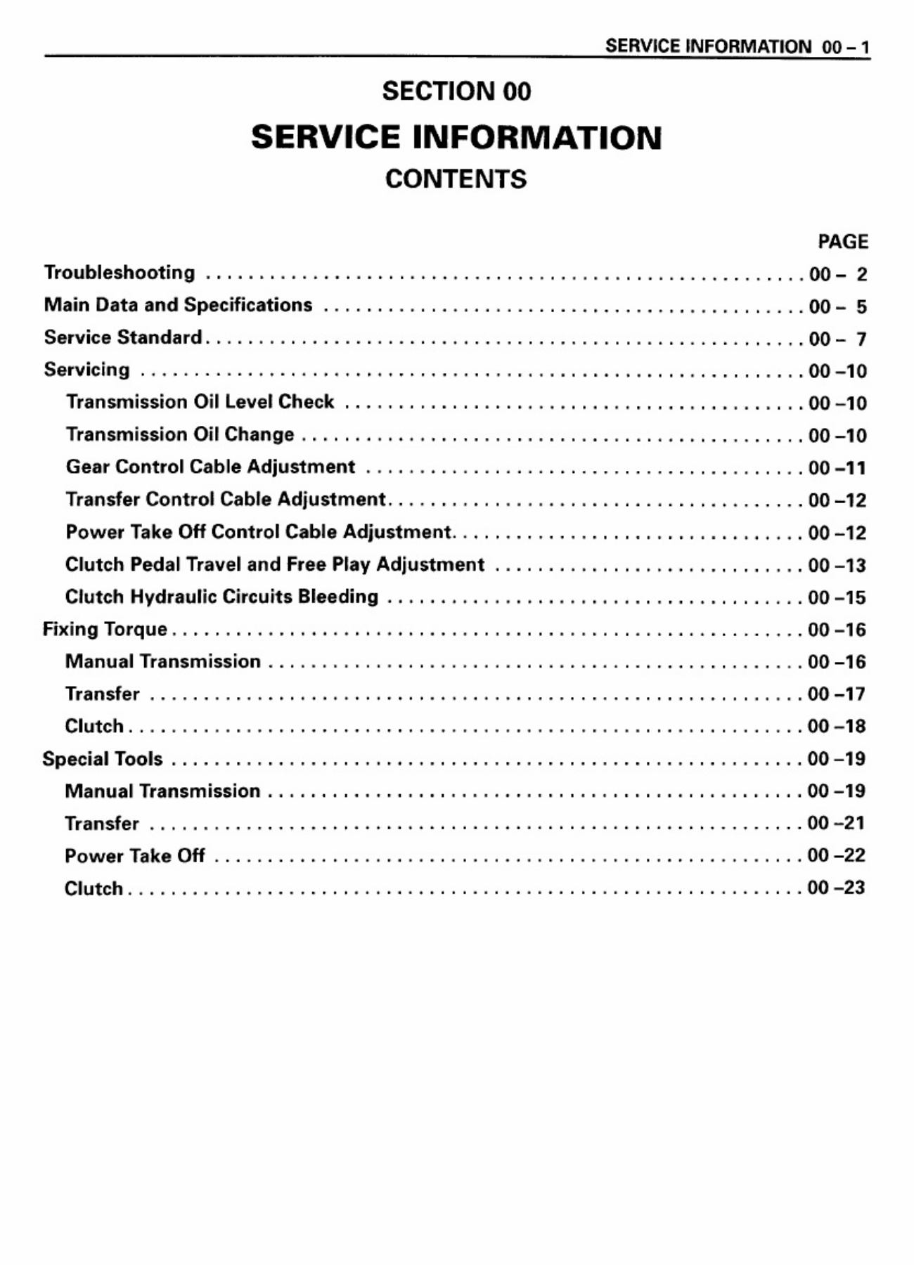 Sample 6 of Isuzu NHR NKR NPR NQR Nps Tranmission Clu Technical Manual [PDF]
