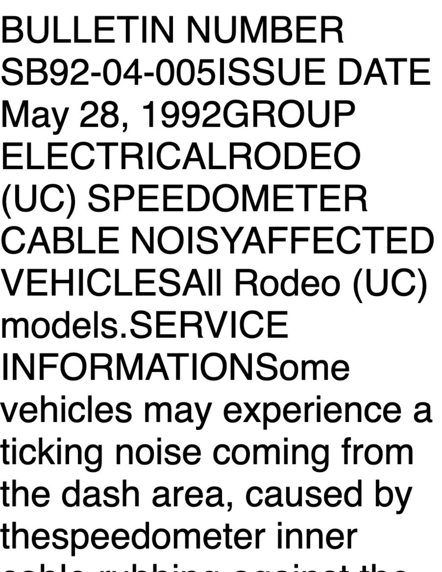 Sample 7 of Isuzu Rodeo 4wd Workshop Service Manual [PDF]