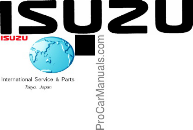 Isuzu Transmission AW30 40LE Model Workshop Service Manual [PDF] cover