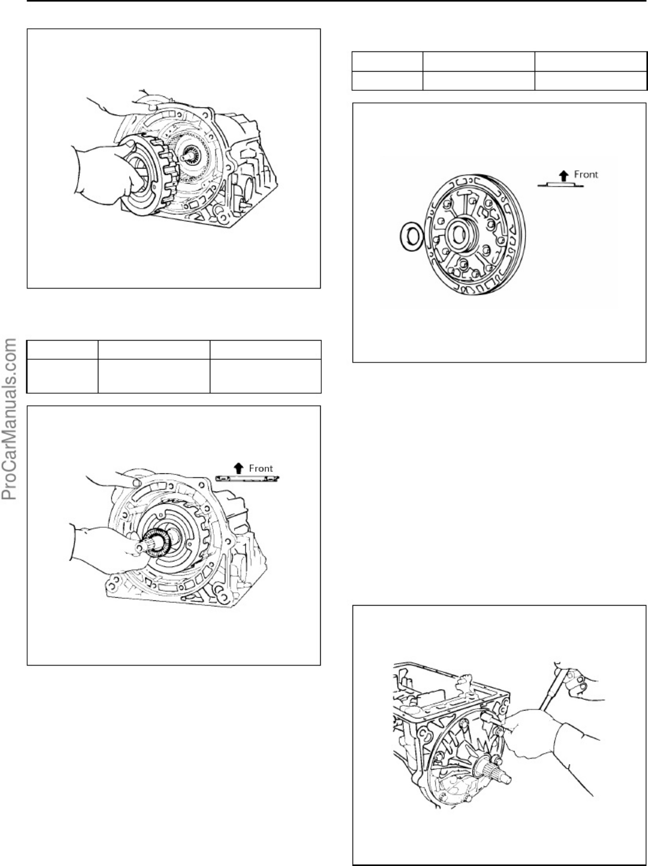 Sample 6 of Isuzu Transmission AW30 40LE Model Workshop Service Manual [PDF]