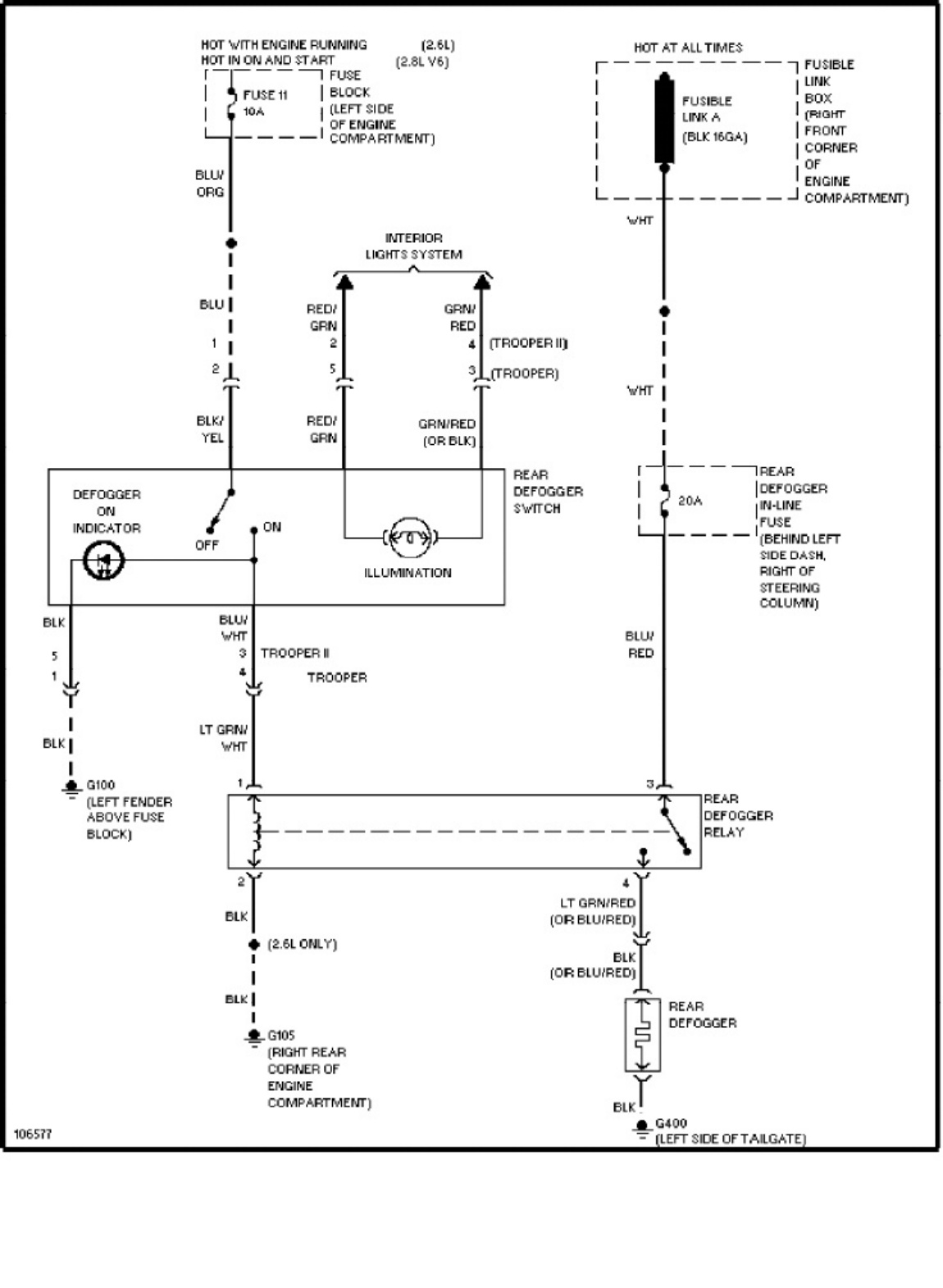 Isuzu Trooper 1990 Technical Manual [PDF] cover