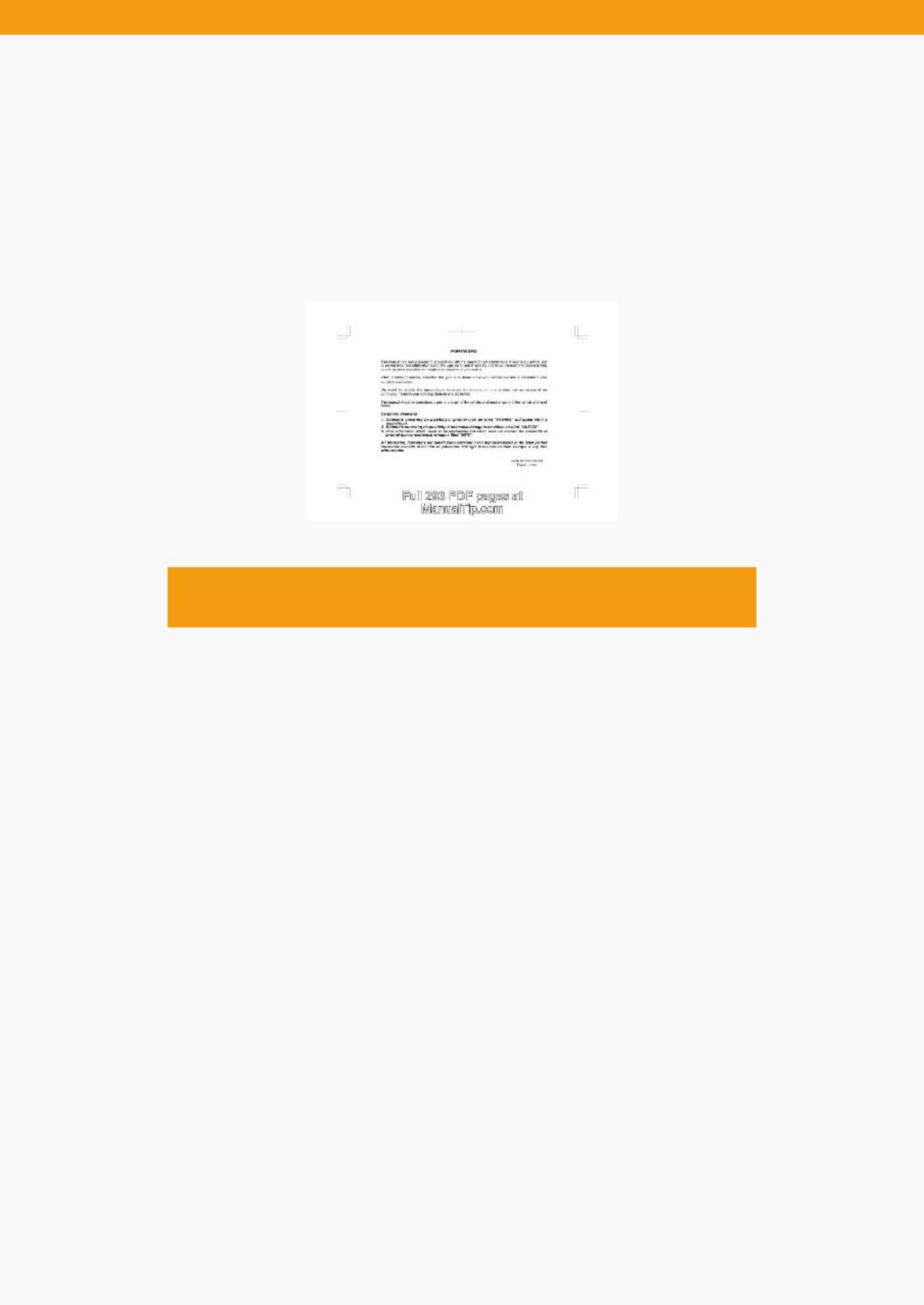 Isuzu Truck N Series Operational and Main Operation & Maintenance Manual (OMM) [PDF] cover