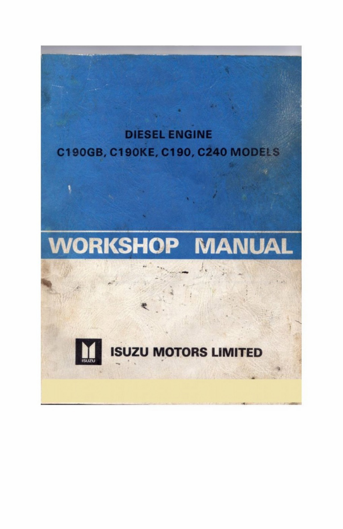 Sample 2 of Isuzu Workshop Workshop Service Manual [PDF]