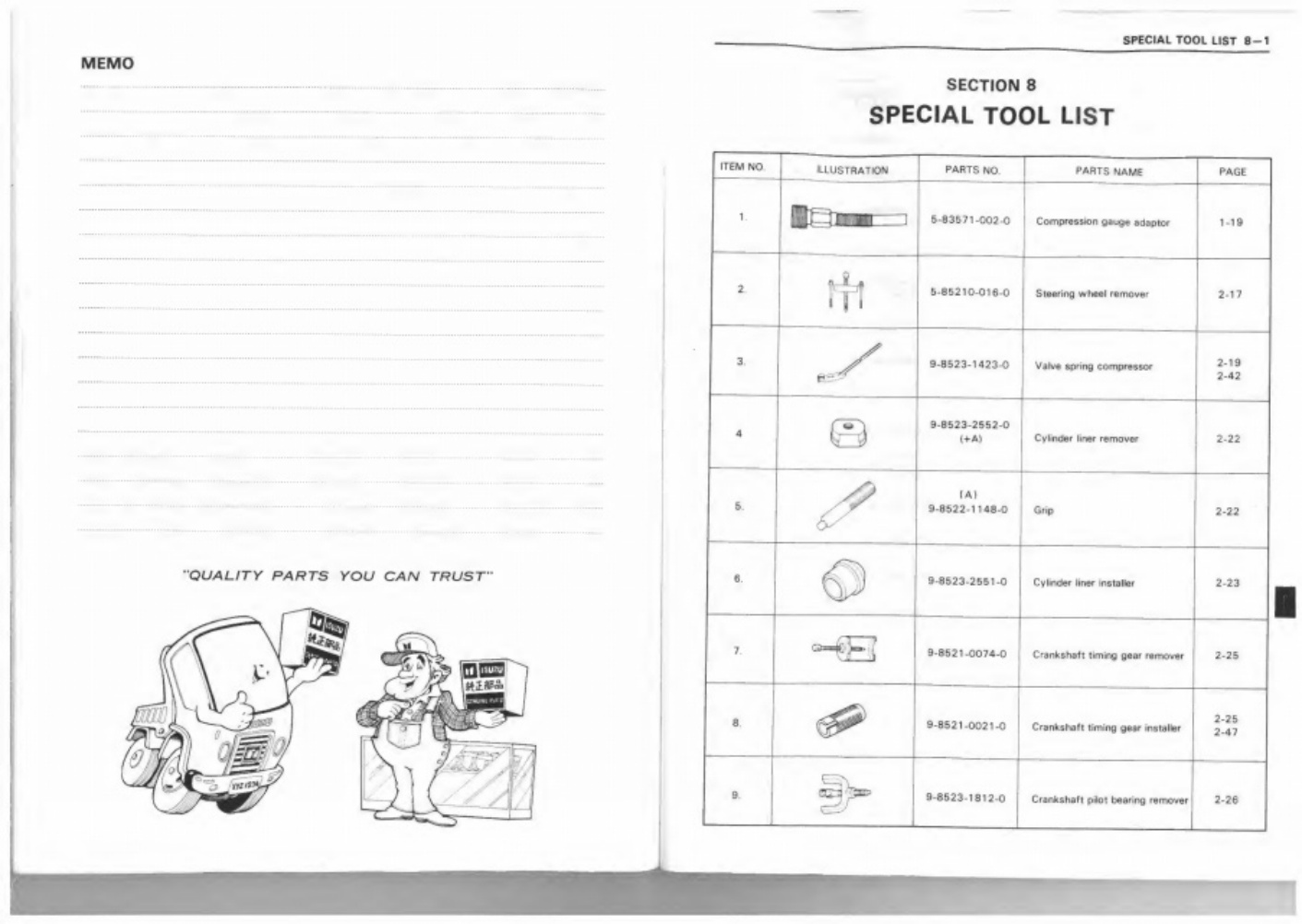 Sample 8 of Isuzu Workshop Workshop Service Manual [PDF]