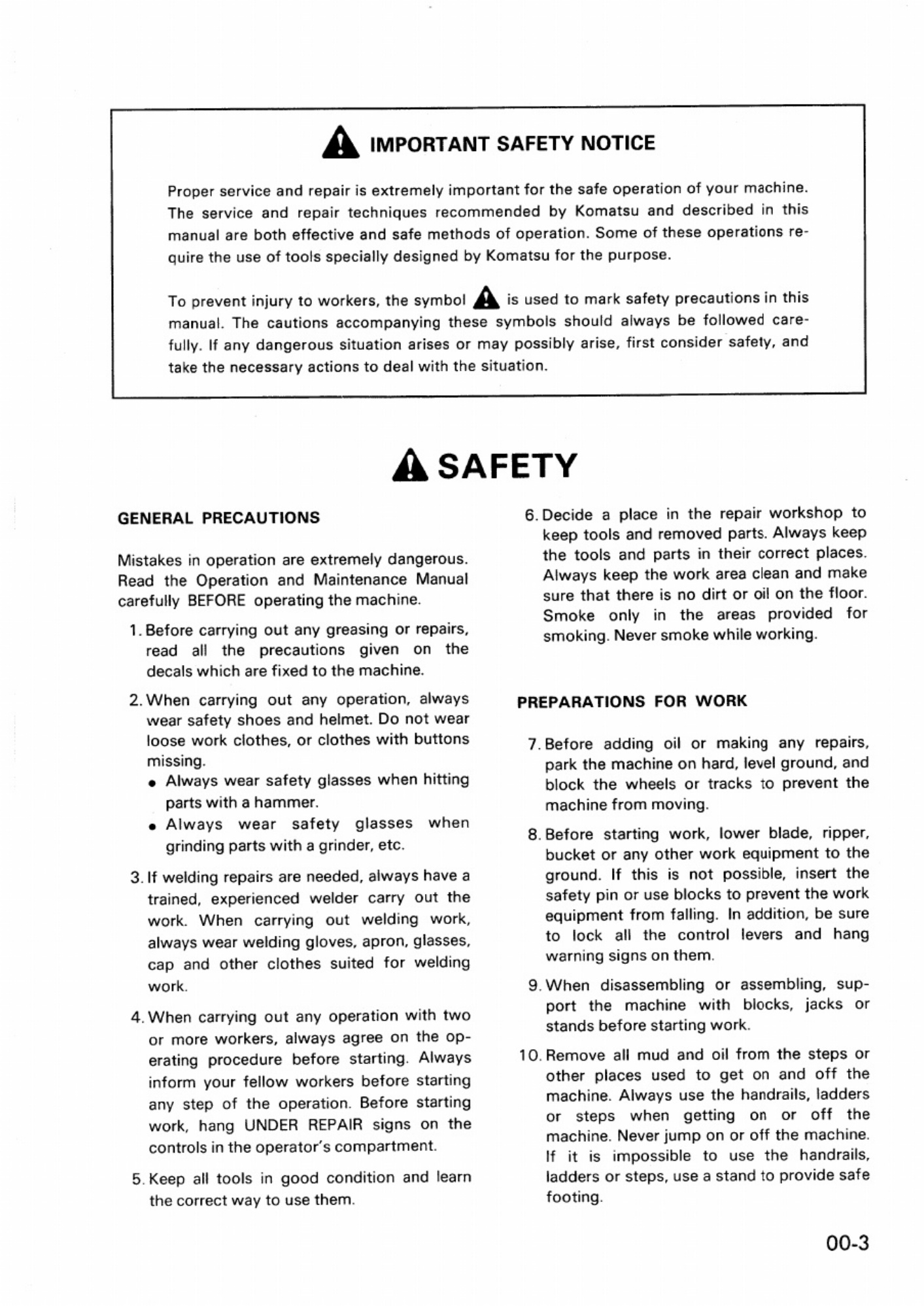 Sample 3 of Komatsu 3D72 Workshop Service Manual [PDF]