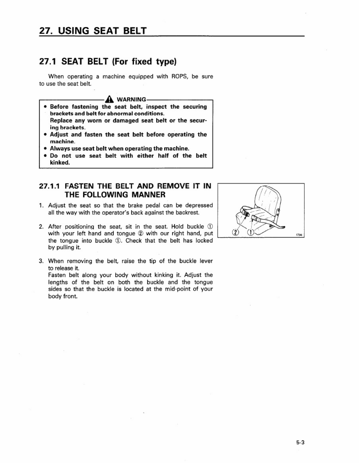 Sample 8 of Komatsu D31P Operation & Maintenance Manual (OMM) [PDF]