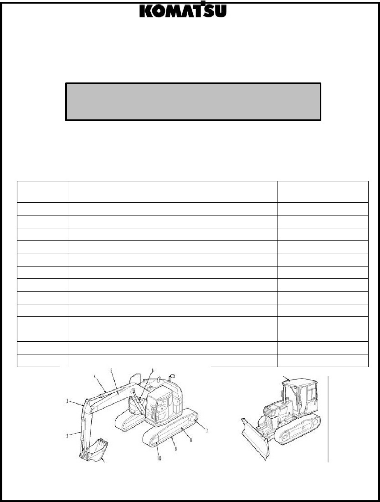 Sample 2 of Komatsu Hydraulic Excavator T A Guide Technical Manual [PDF]