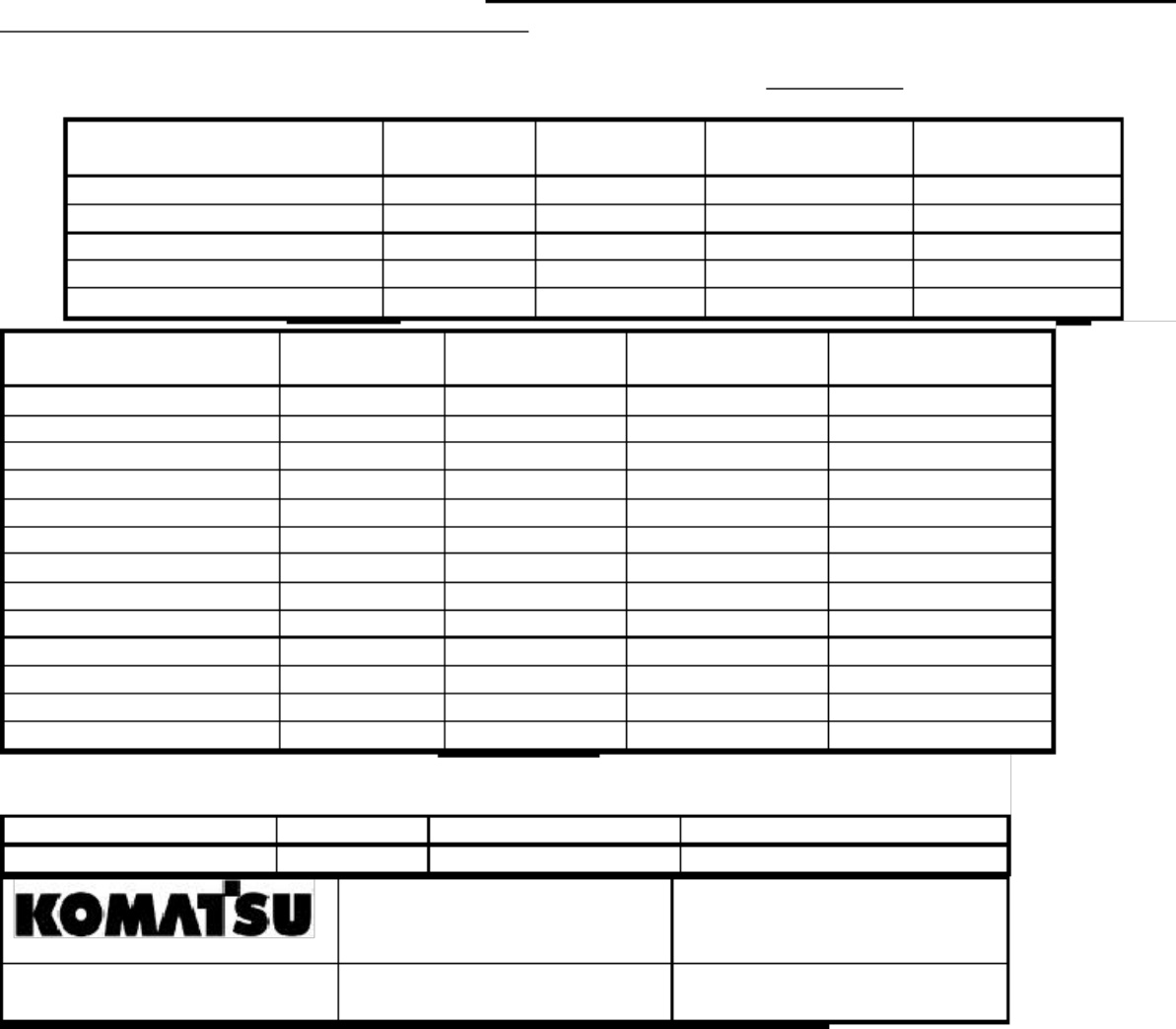 Sample 6 of Komatsu Hydraulic Excavator T A Guide Technical Manual [PDF]