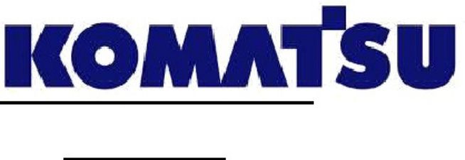 Komatsu In-Plant Training Report at Ko Technical Manual [PDF] cover