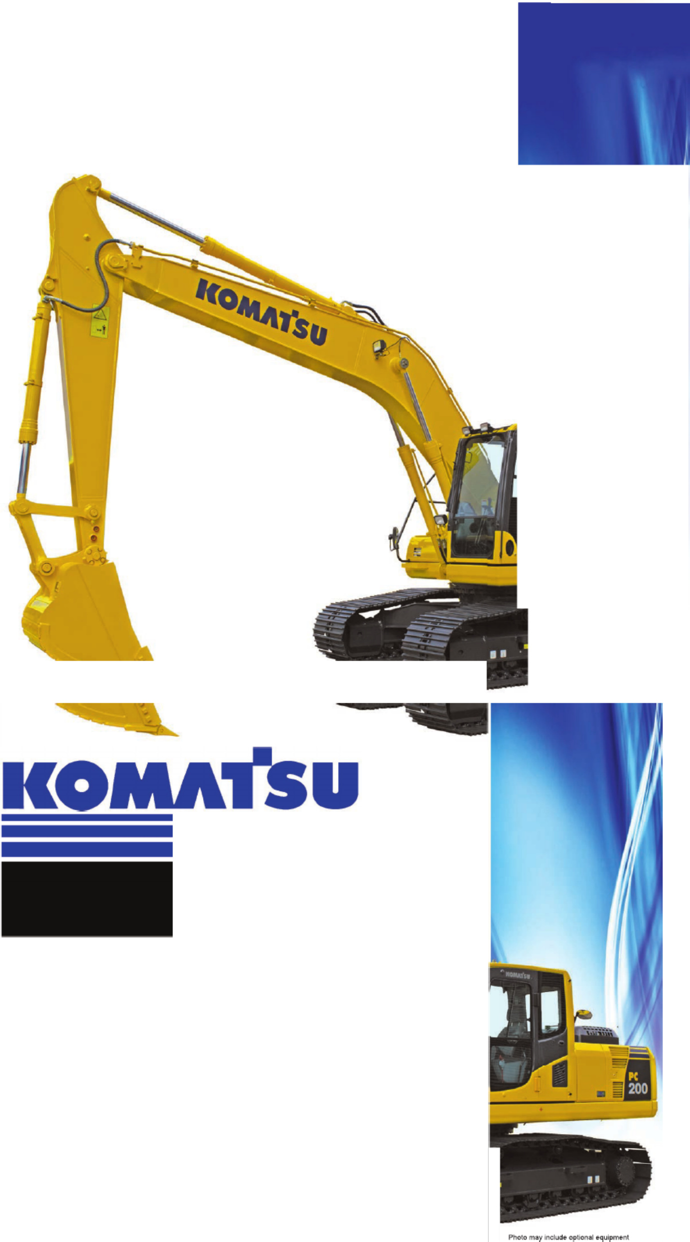 Komatsu PC200-8M0 Hydraulic Excavator Technical Manual [PDF] cover