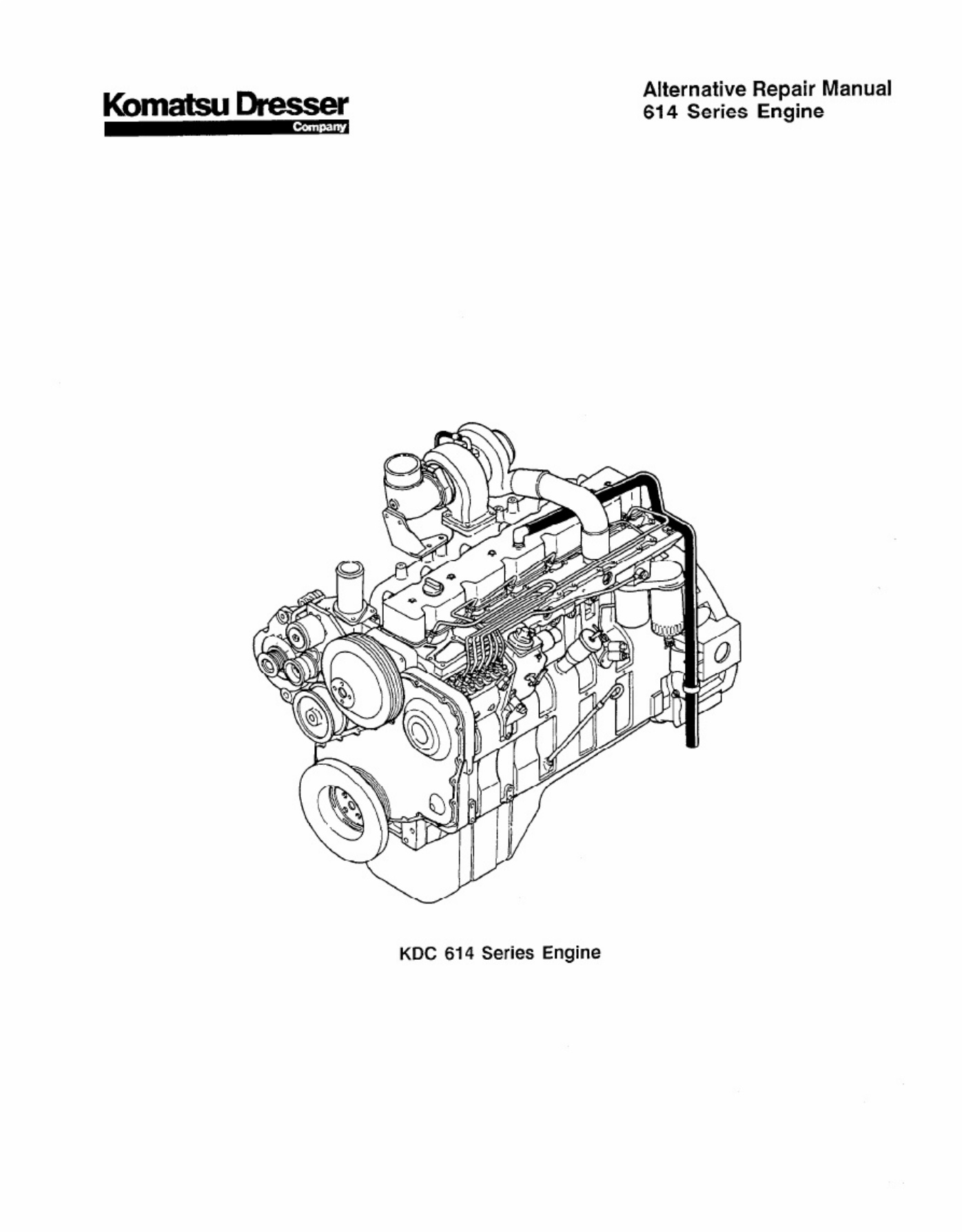 Sample 3 of Komatsu Repair Heavy Duty Diesel Engine Workshop Service Manual [PDF]