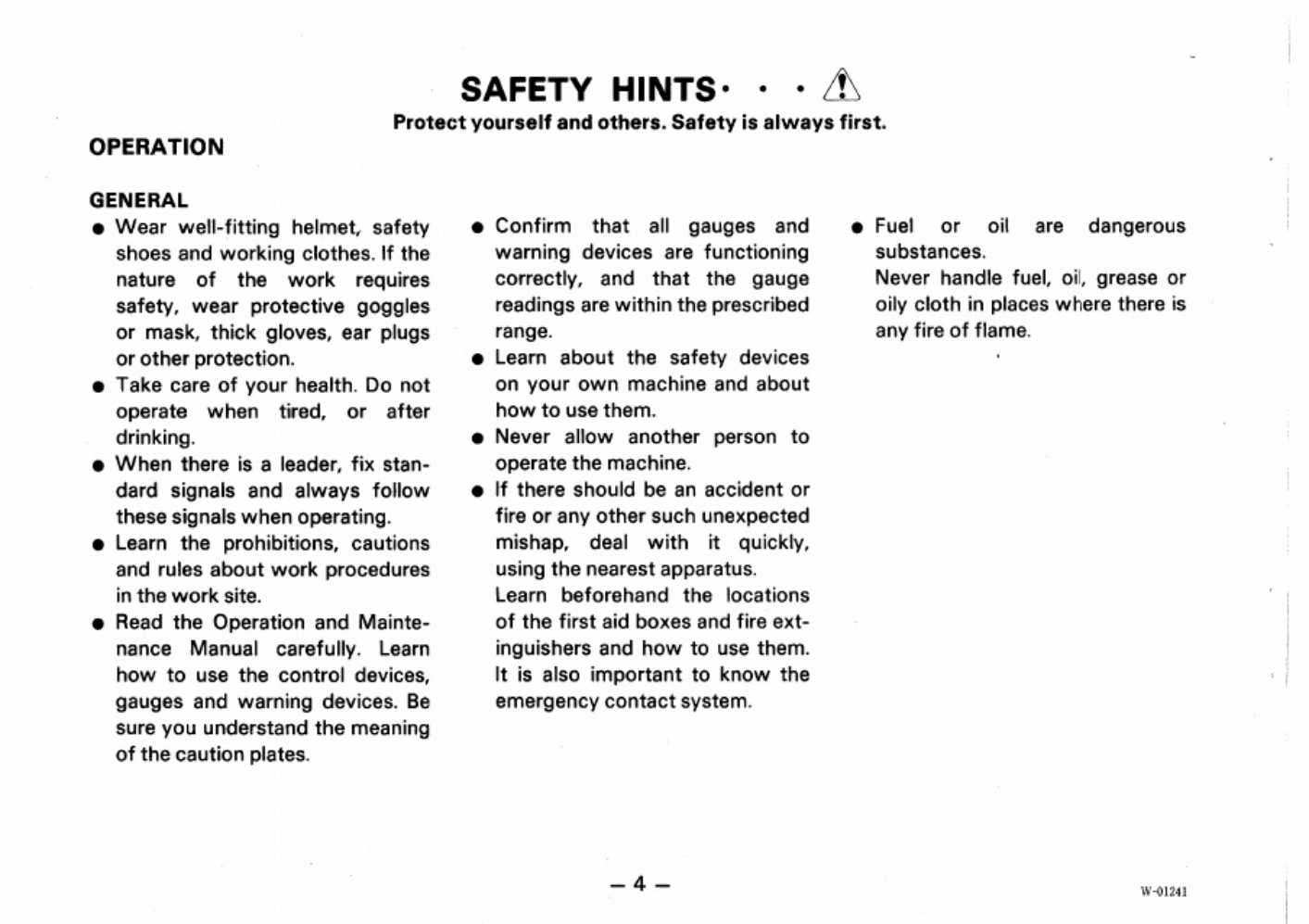 Sample 2 of Komatsu WA 150 1 Maintenance Operation & Maintenance Manual (OMM) [PDF]