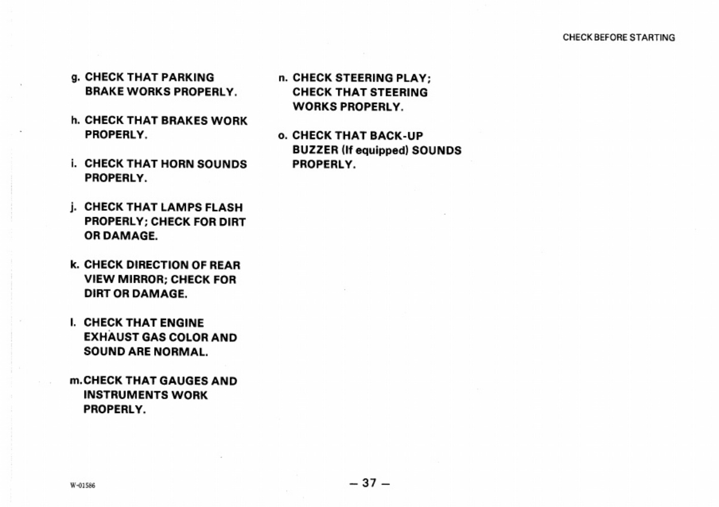 Sample 5 of Komatsu WA 150 1 Maintenance Operation & Maintenance Manual (OMM) [PDF]