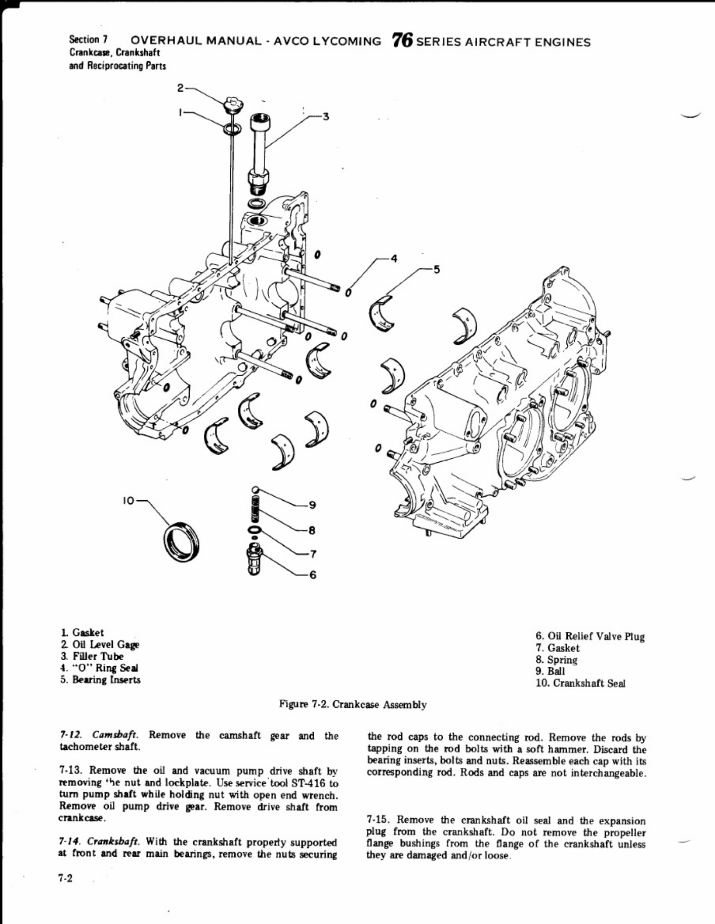Sample 2 of Lycoming Engines Lycoming 76 Series Overhaul Technical Manual [PDF]