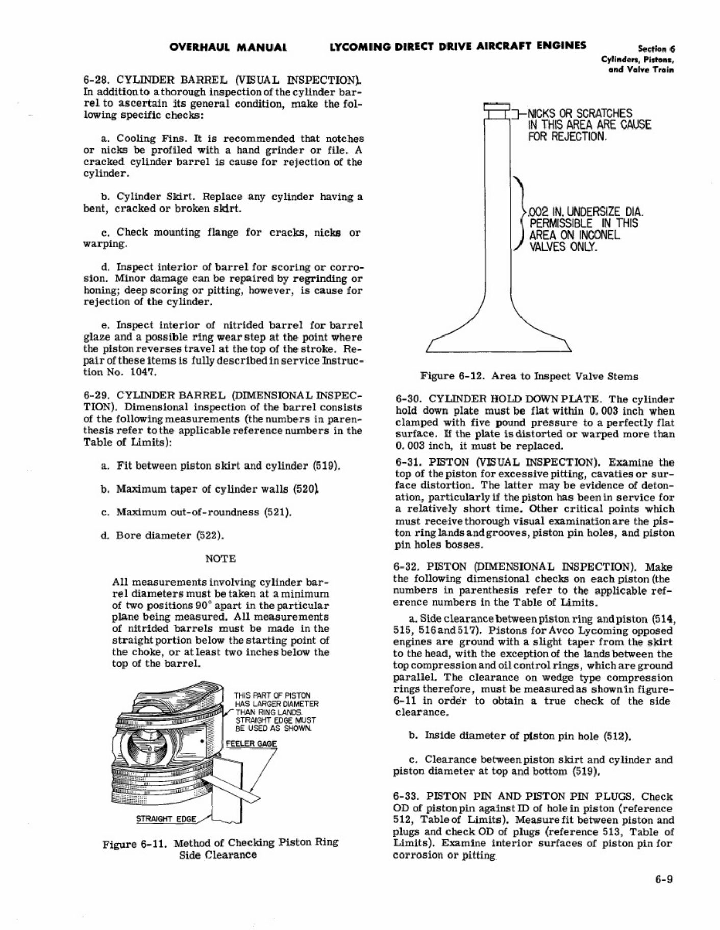 Sample 5 of Lycoming Engines Lycoming Direct Drive Overhaul Technical Manual [PDF]