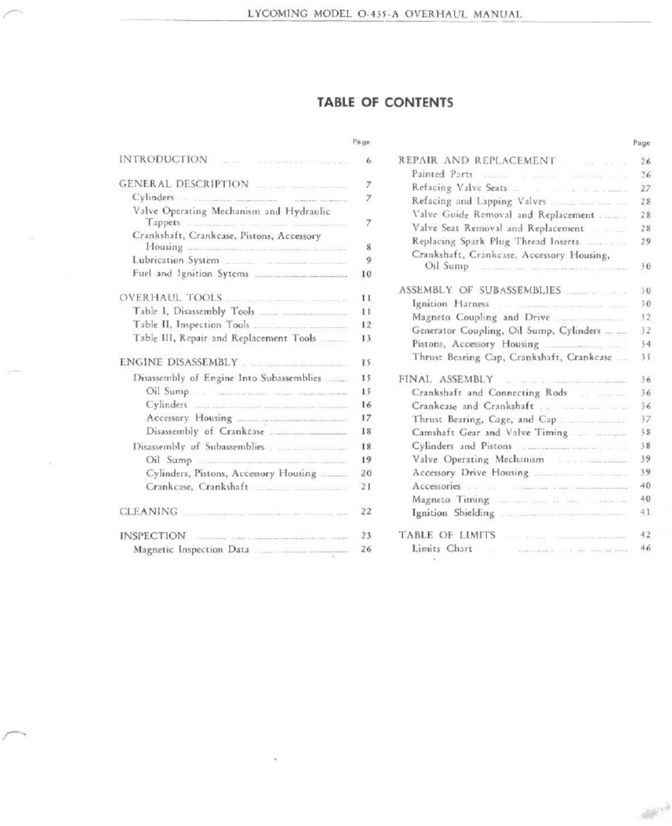 Sample 4 of Lycoming Engines Overhaul Heavy Duty Diesel Engine Technical Manual [PDF]