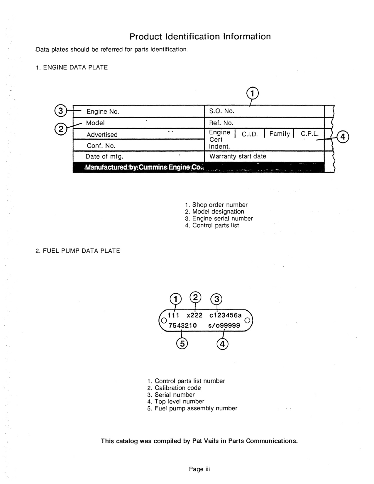 Sample 2 of John Deere / Cummins NTA855 Heavy Duty Diesel Engine Parts Catalog (PC2282) [PDF]