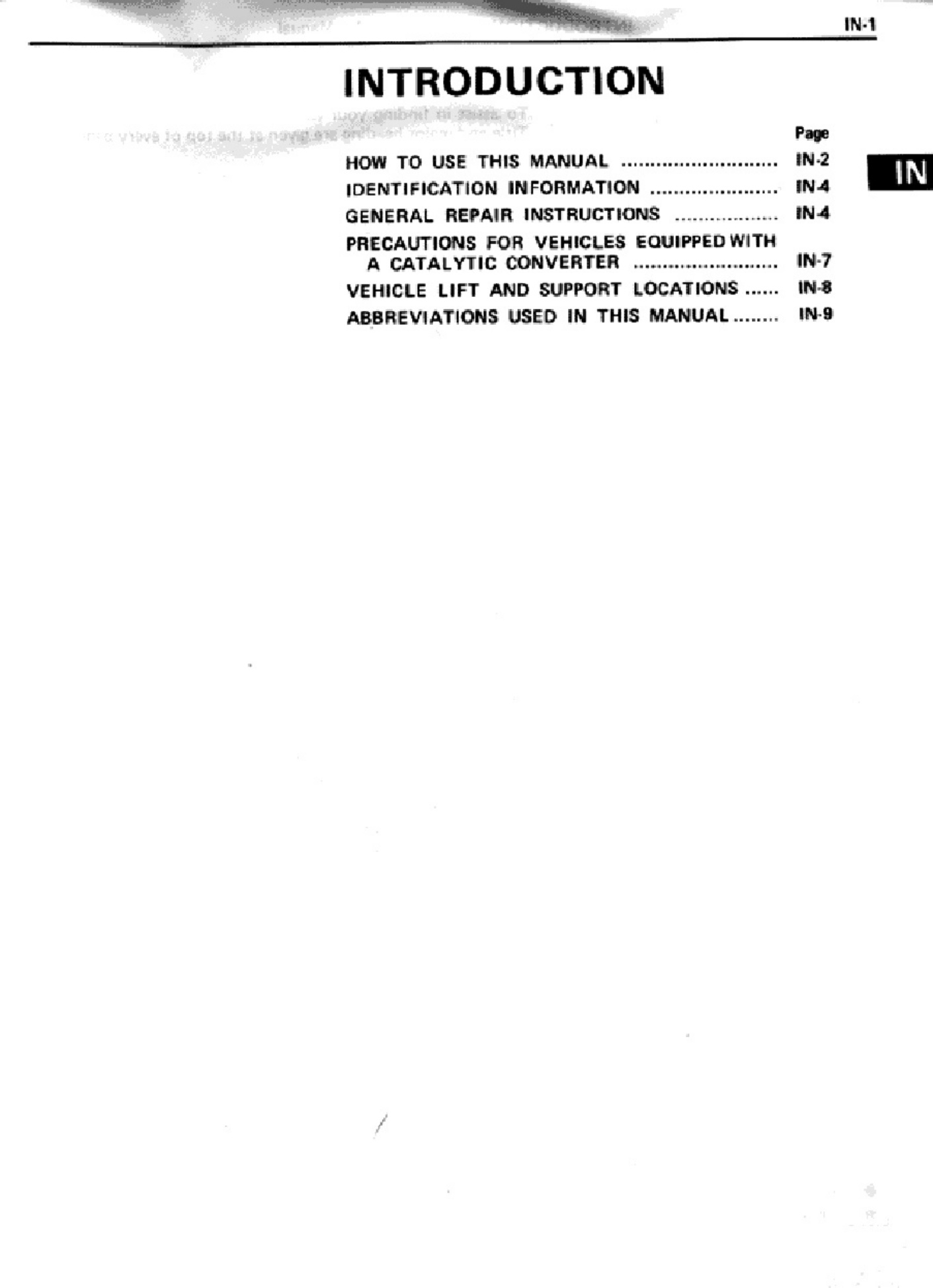 Sample 2 of Toyota 1986 Toyota Celica Workshop Service Manual [PDF]