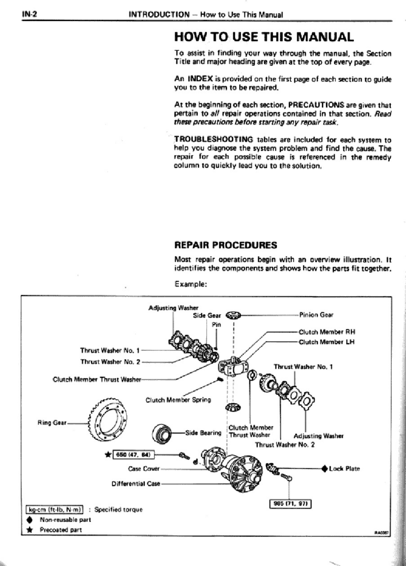 Sample 3 of Toyota 1986 Toyota Celica Workshop Service Manual [PDF]
