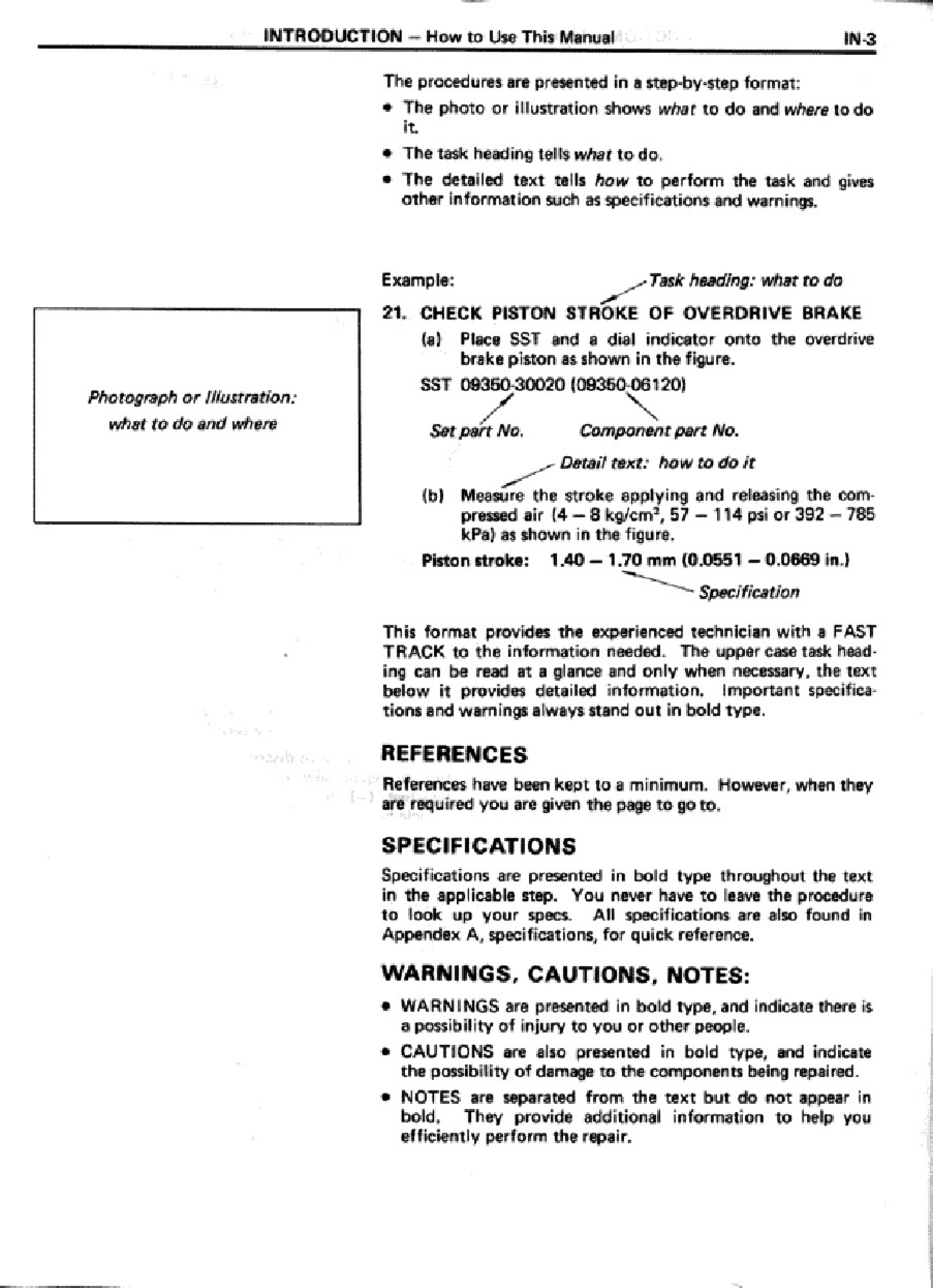 Sample 4 of Toyota 1986 Toyota Celica Workshop Service Manual [PDF]
