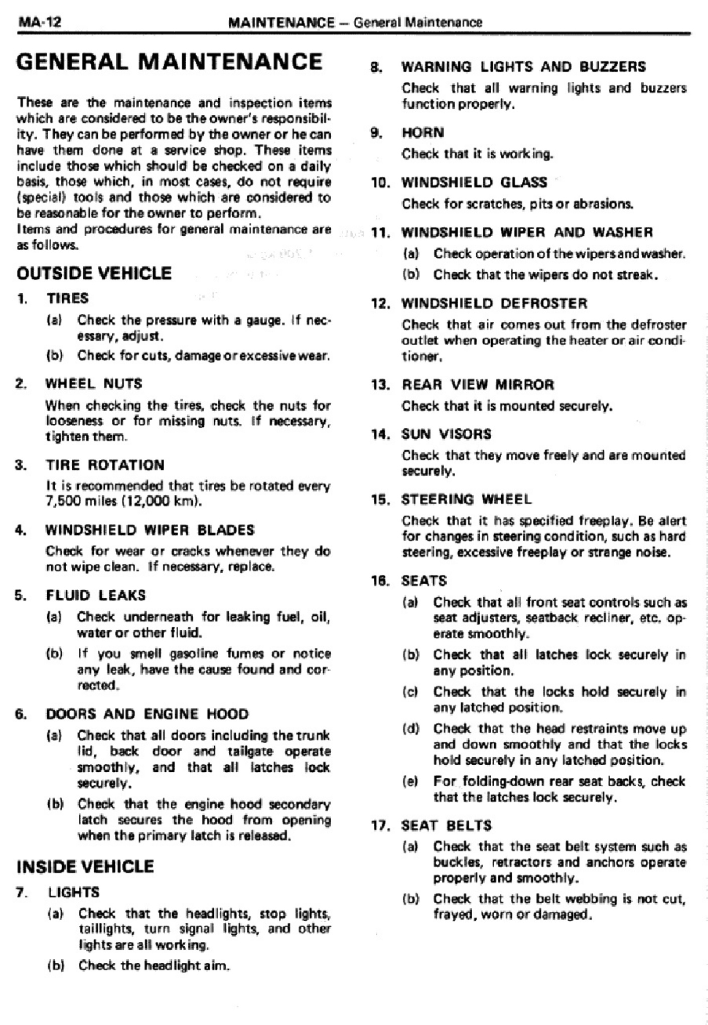 Sample 8 of Toyota 1986 Toyota Celica Workshop Service Manual [PDF]