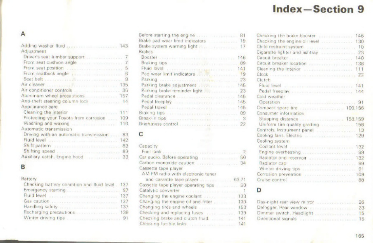 Sample 8 of Toyota 1987 Toyota MR2 Owner s Technical Manual [PDF]
