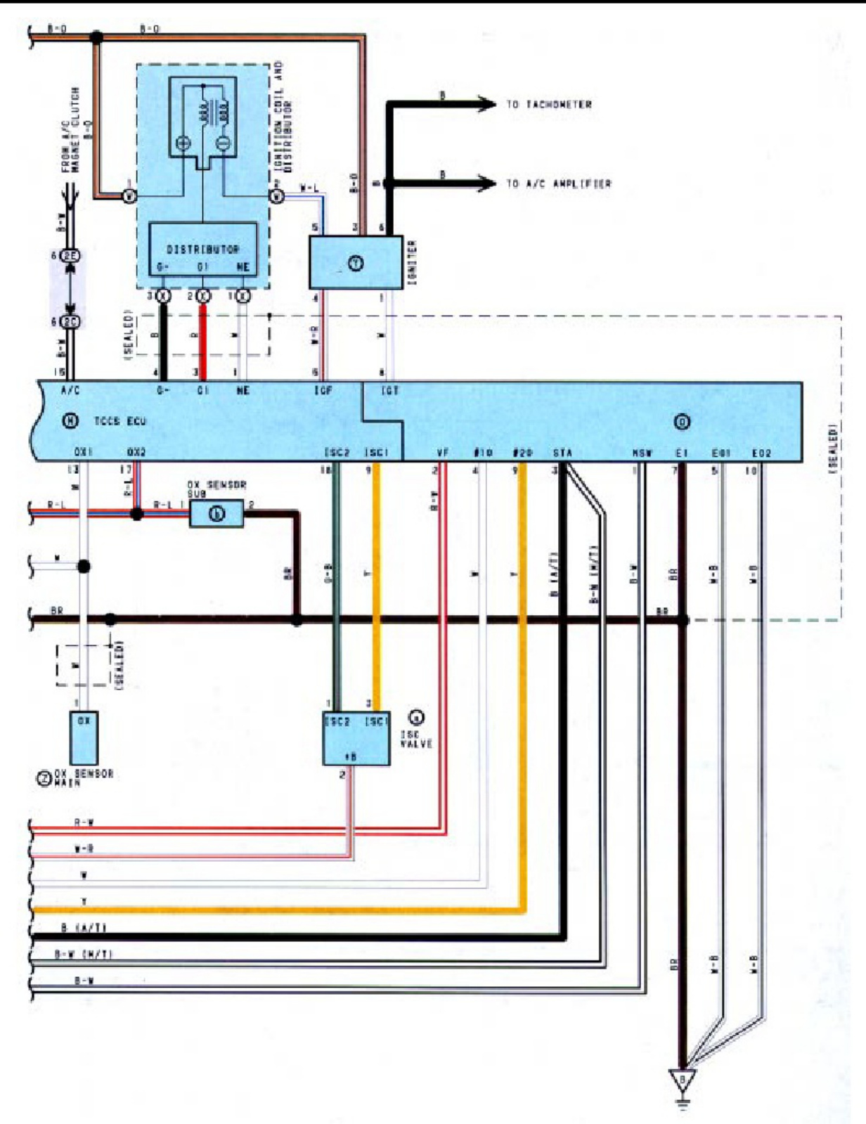 Sample 4 of Toyota 1990 Toyota Camry Wiring Complete Electrical Wiring Schematic & System Diagram [PDF]