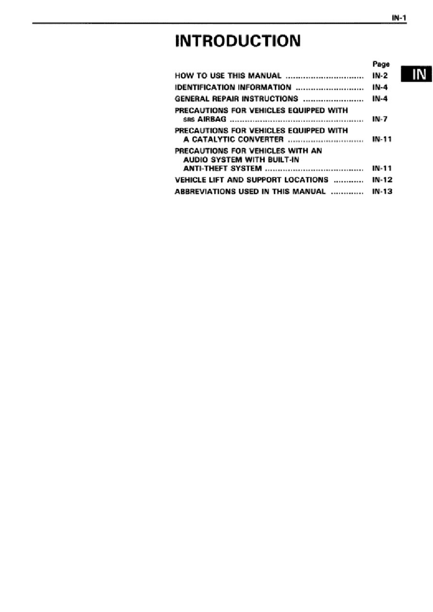 Sample 2 of Toyota 1990 Toyota Celica Workshop Service Manual [PDF]
