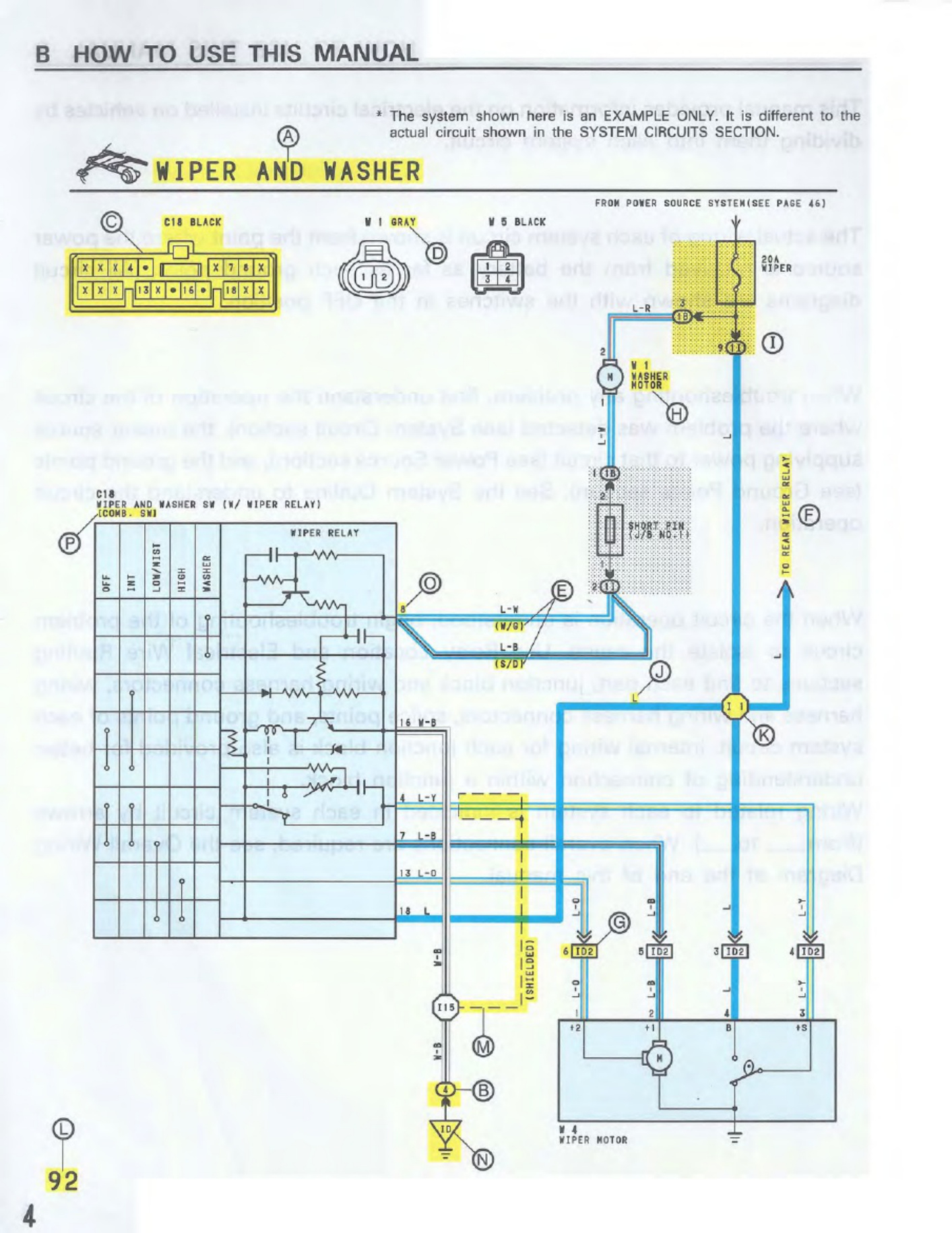 Sample 2 of Toyota 1992 Toyota Previa Electrical Diagr Complete Electrical Wiring Schematic & System Diagram [PDF]