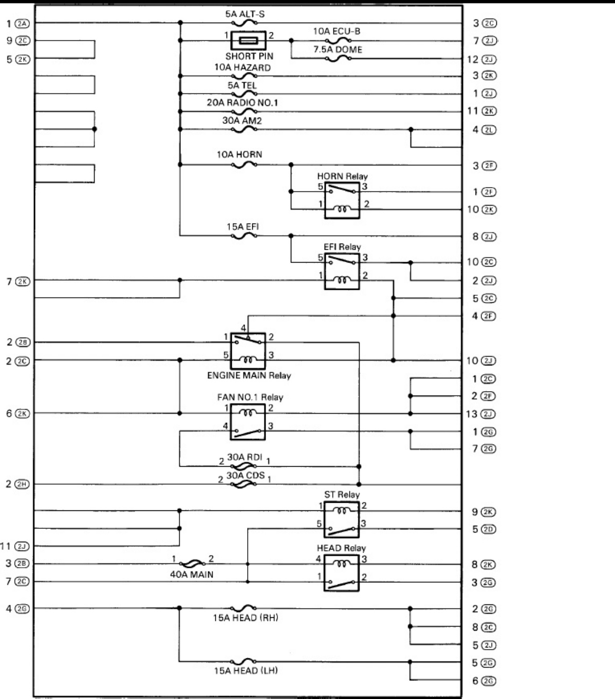 Sample 8 of Toyota 1997 Toyota 1MZ Wiring Diagram Complete Electrical Wiring Schematic & System Diagram [PDF]