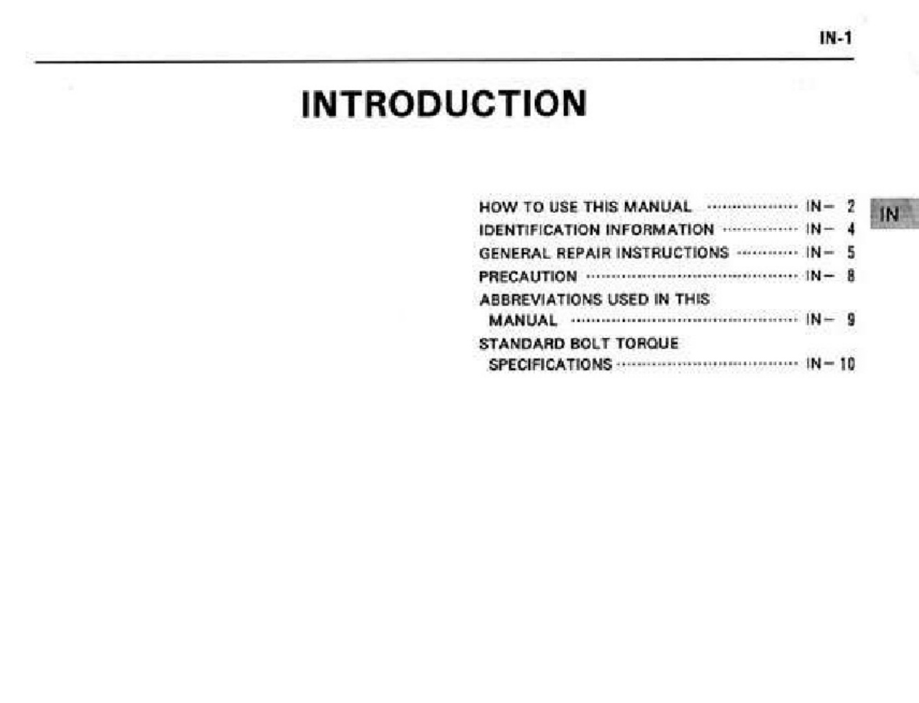 Sample 2 of Toyota 1997 Toyota Caldina Workshop Service Manual [PDF]