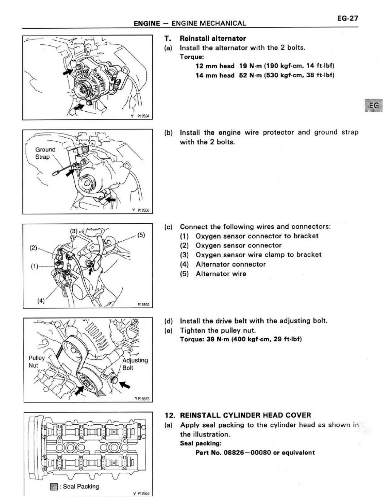 Sample 4 of Toyota 1997 Toyota Caldina Workshop Service Manual [PDF]