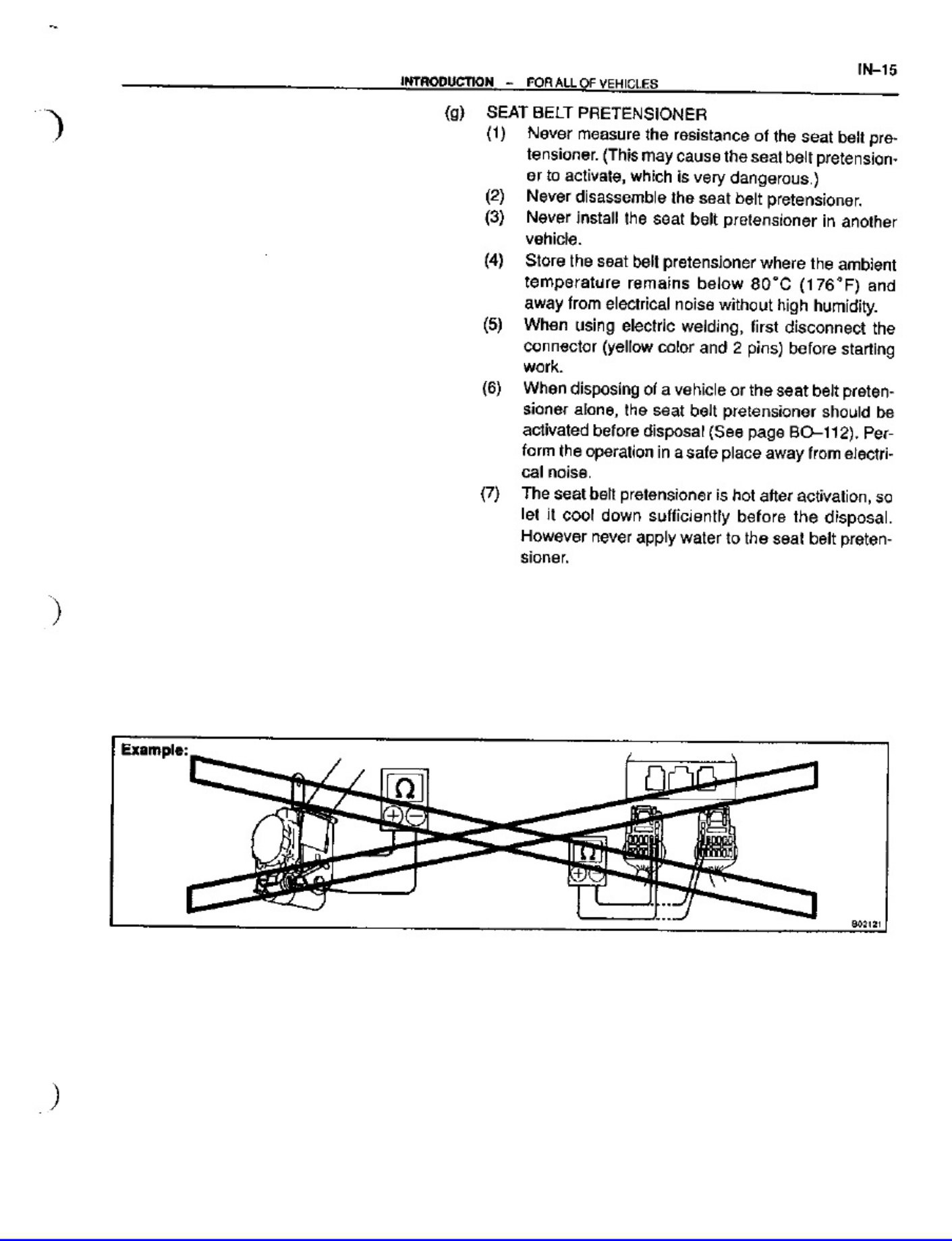 Sample 8 of Toyota 1999 Toyota Celica Workshop Service Manual [PDF]