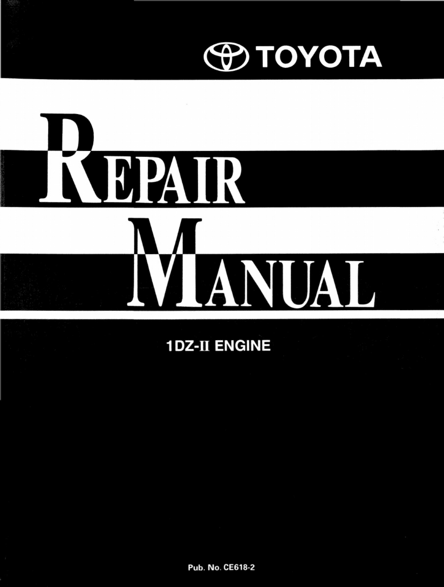Toyota 1DZ-II Engine Workshop Service Manual [PDF] cover