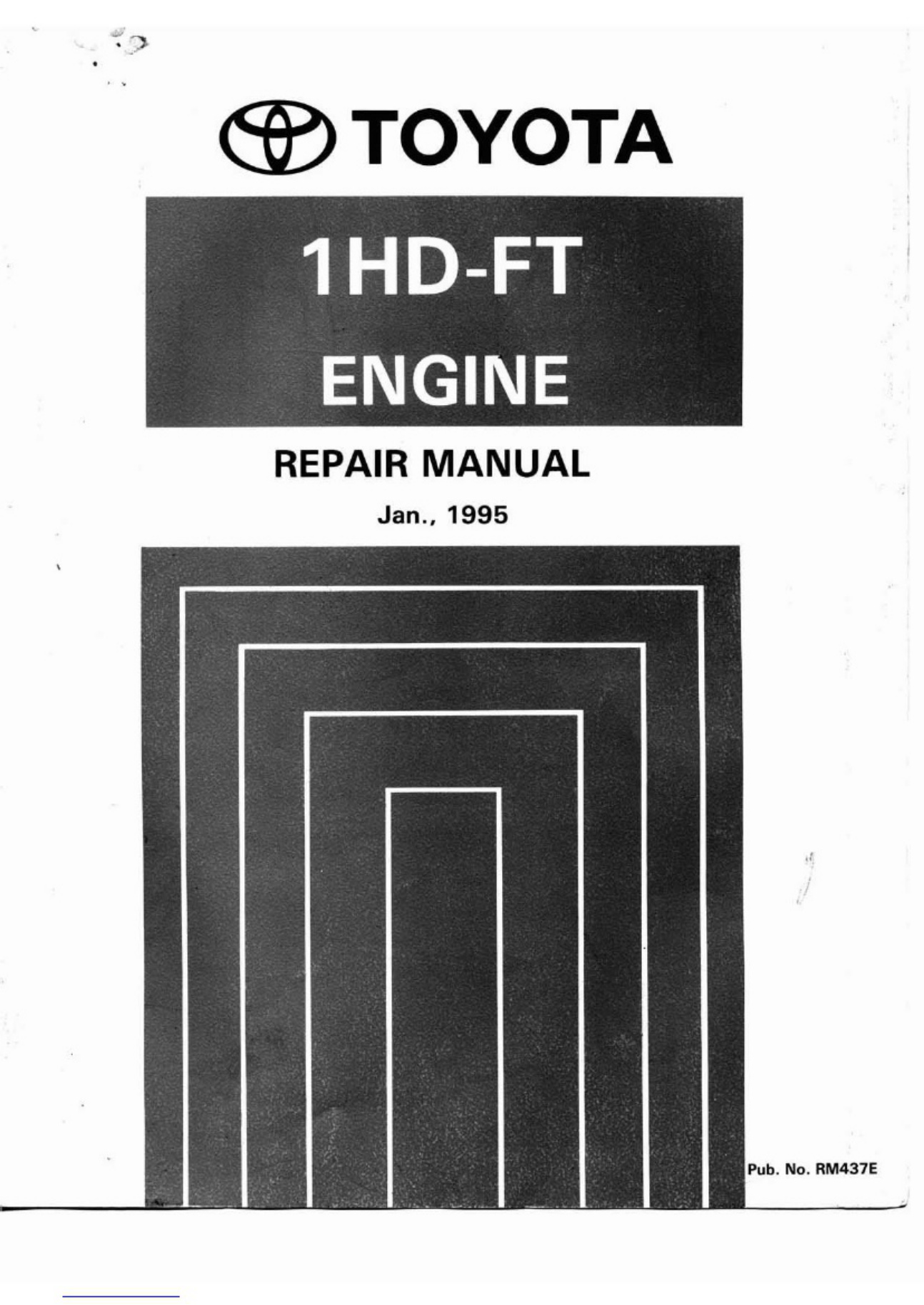 Toyota 1HD-FT Engine Workshop Service Manual [PDF] cover