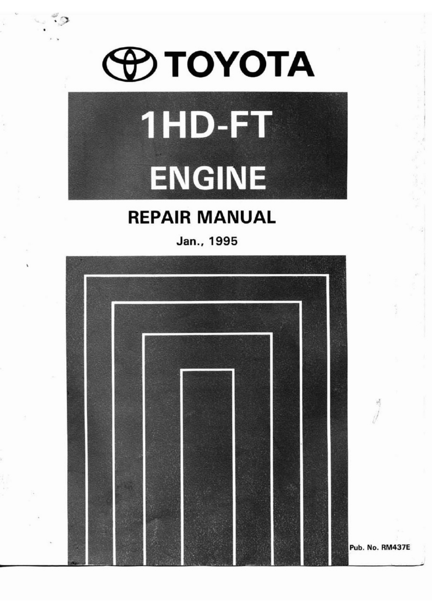 Toyota 1HD-FT Engine Workshop Service Manual [PDF] cover