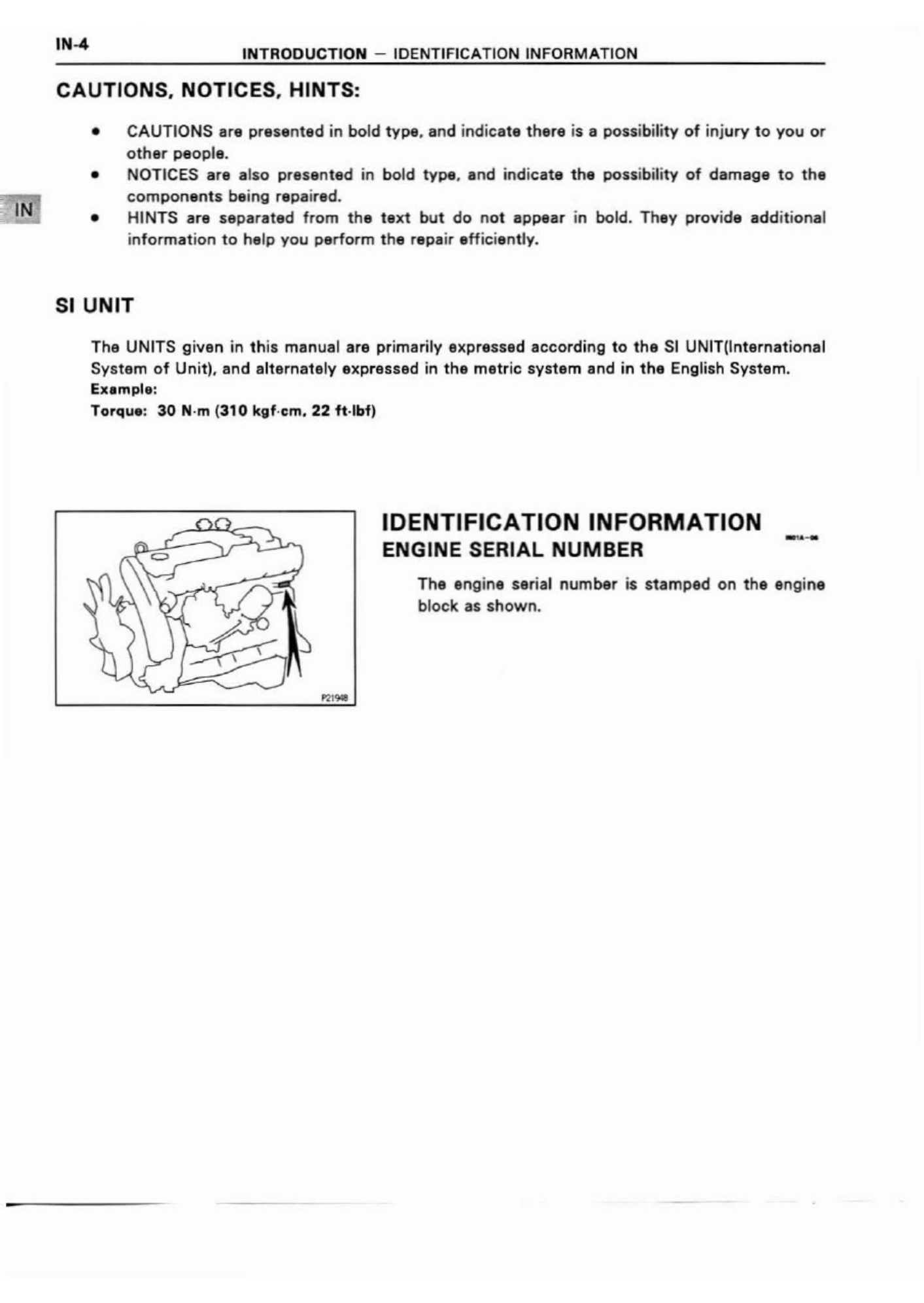 Sample 6 of Toyota 1HD-FT Engine Workshop Service Manual [PDF]